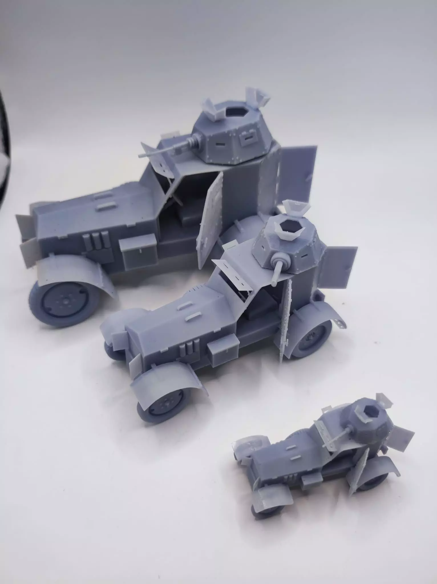 WW2 Polish armored car skale 1 87 wz34 3D print model