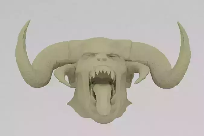 demon head 3D print model