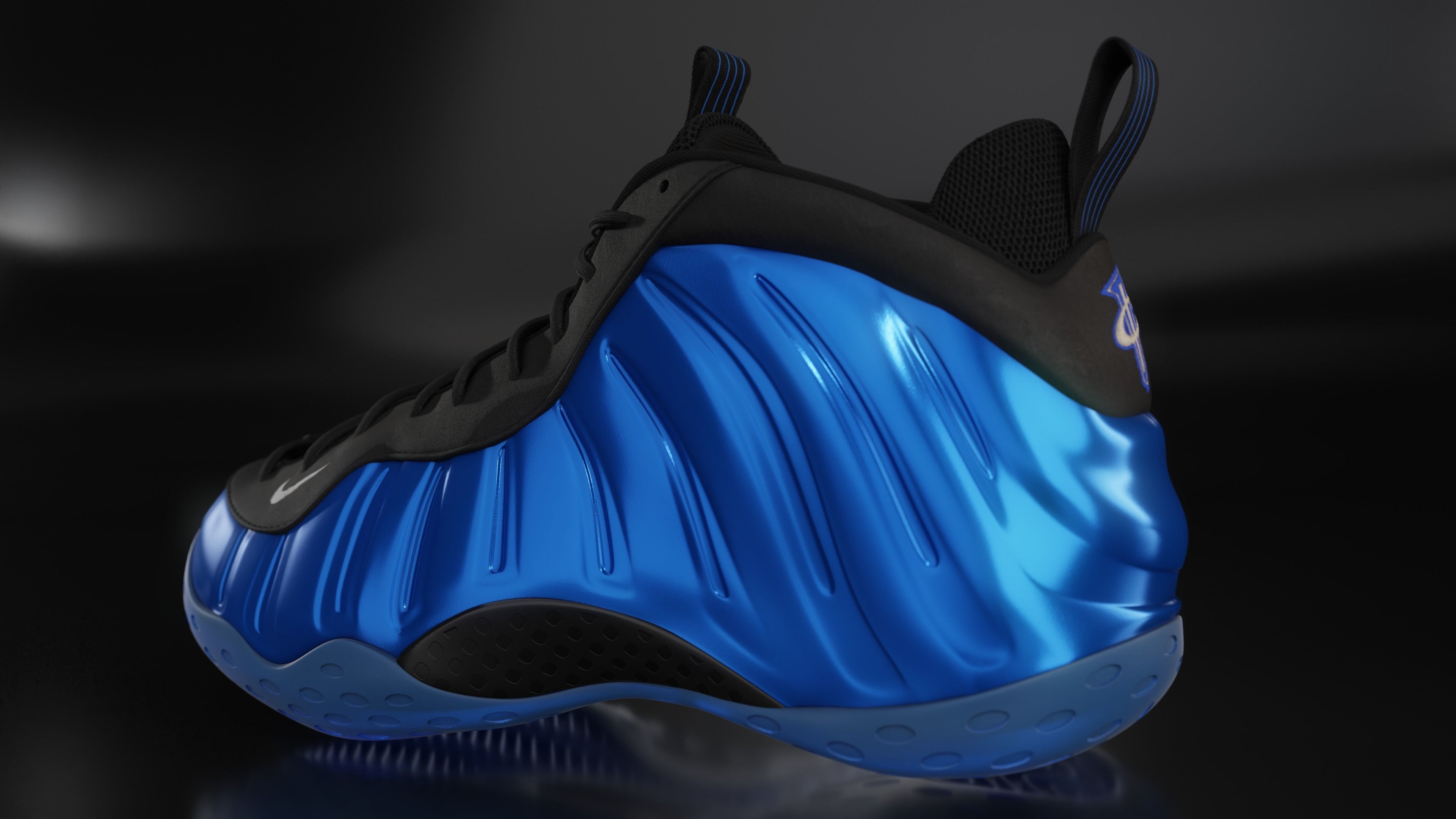 Nike Air Foamposite sneaker Low-poly 3D model_41