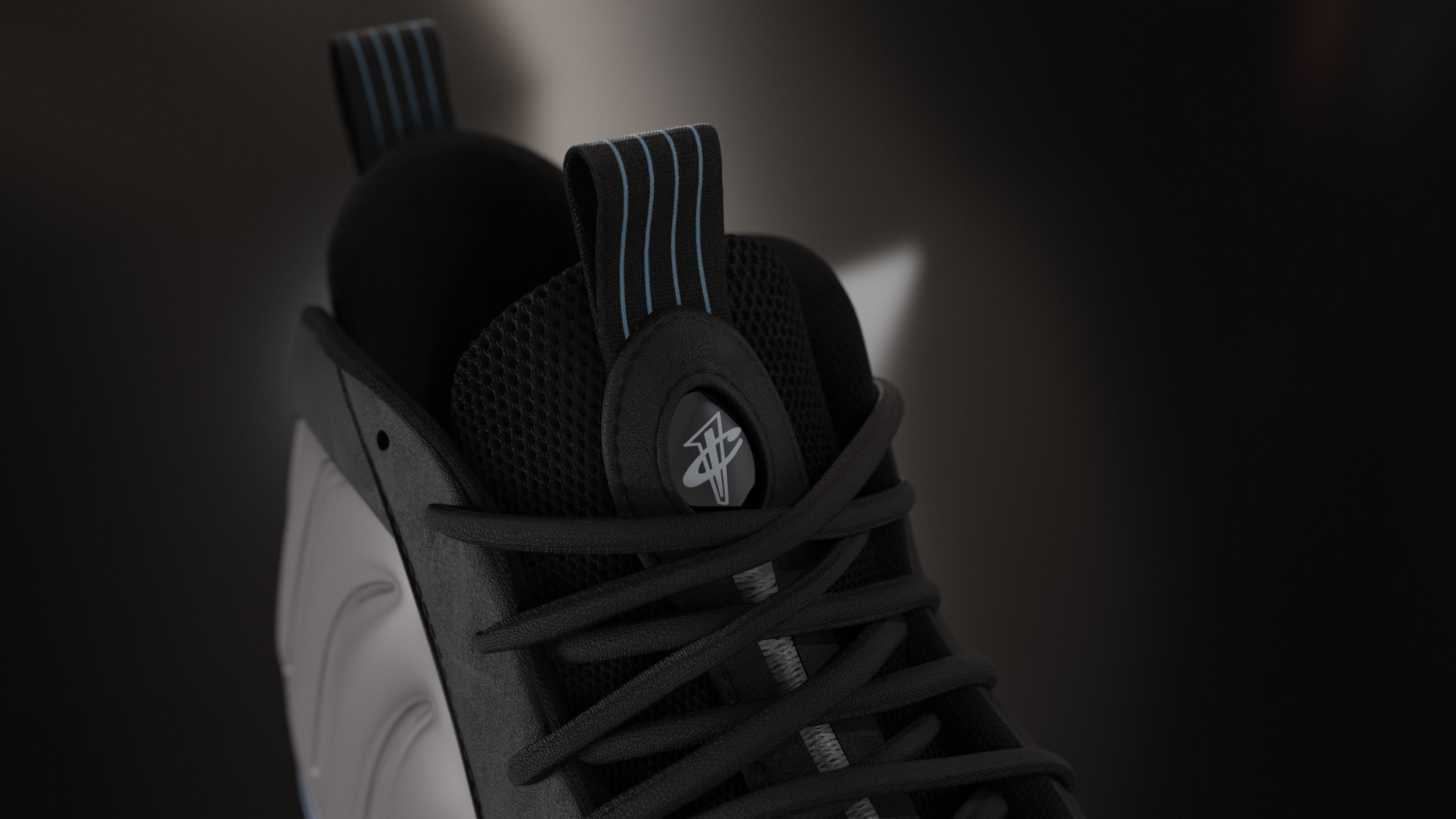 Nike Air Foamposite sneaker Low-poly 3D model_45