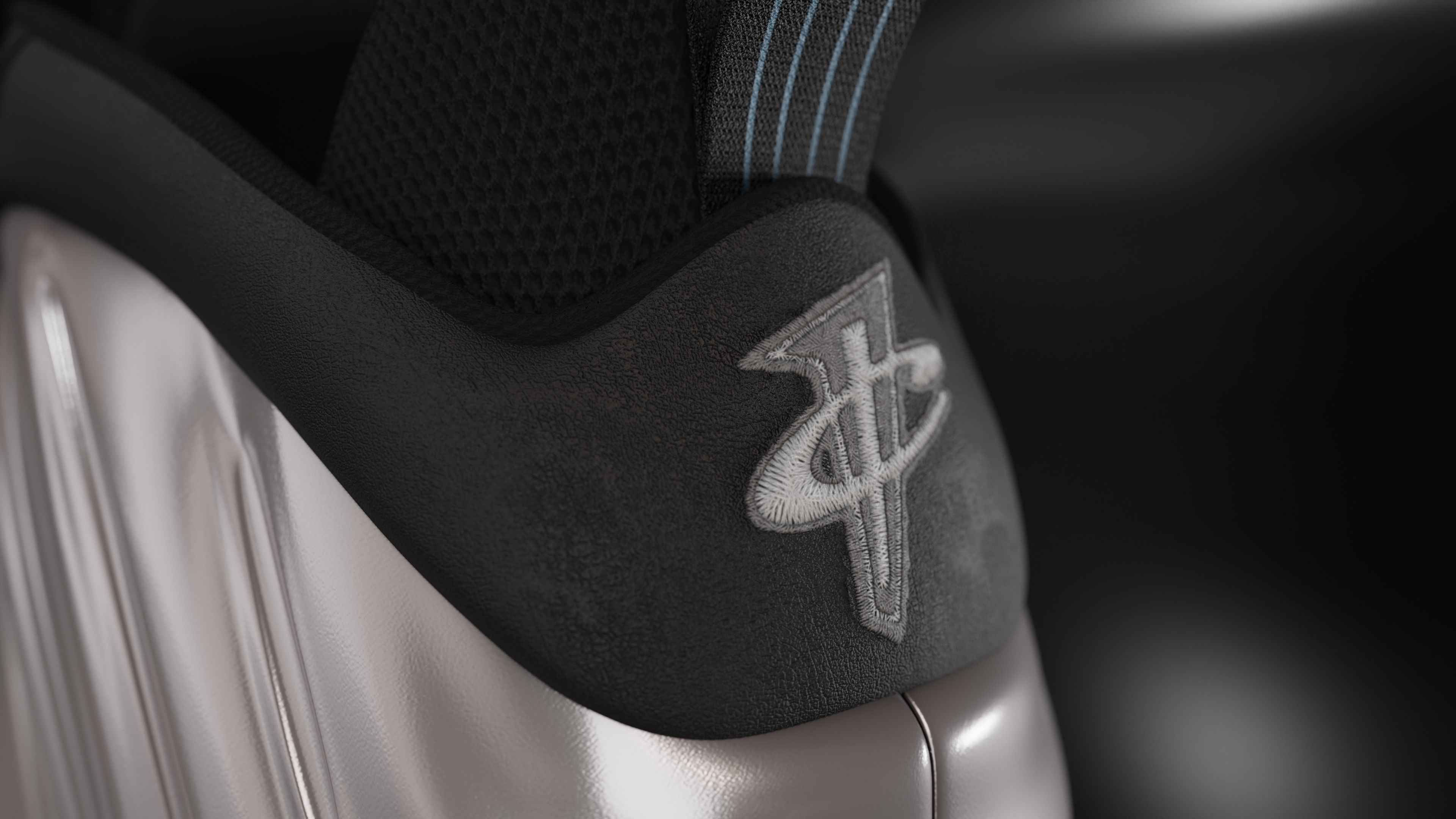 Nike Air Foamposite sneaker Low-poly 3D model_49