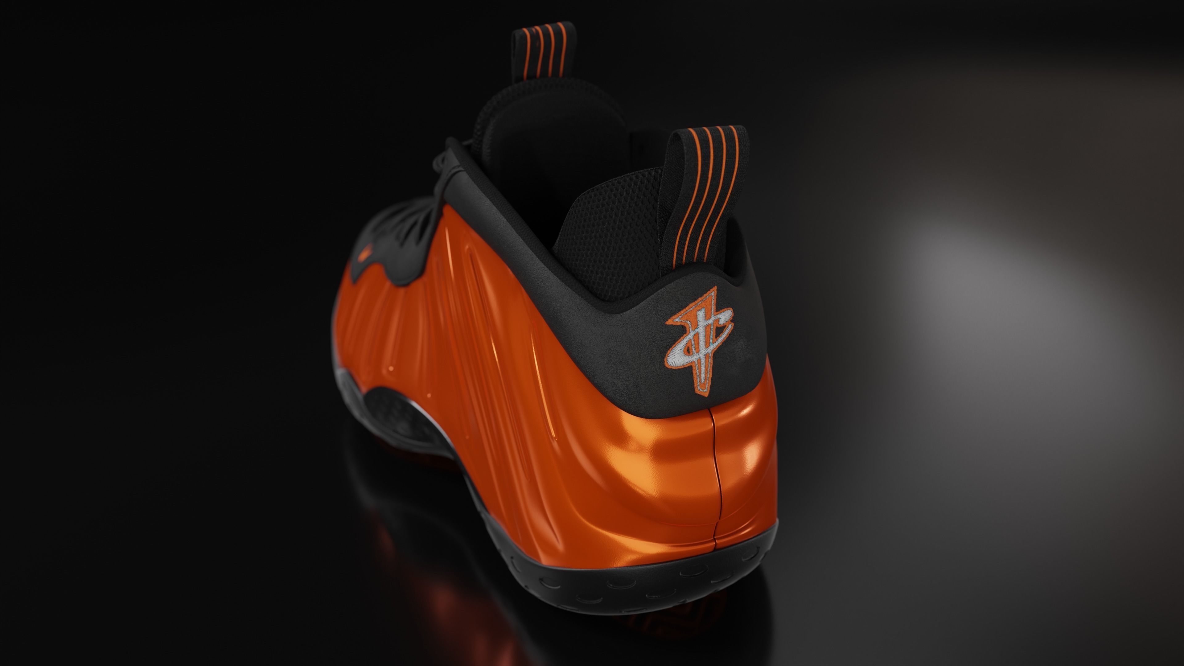 Nike Air Foamposite sneaker Low-poly 3D model_74