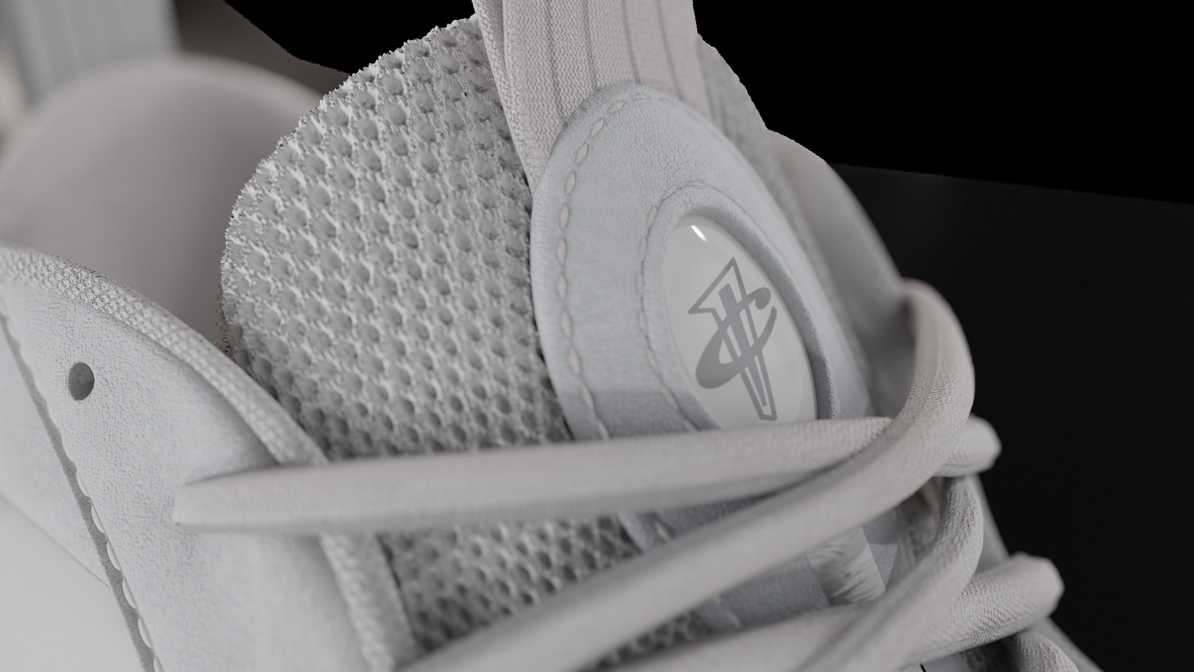 Nike Air Foamposite sneaker Low-poly 3D model_60
