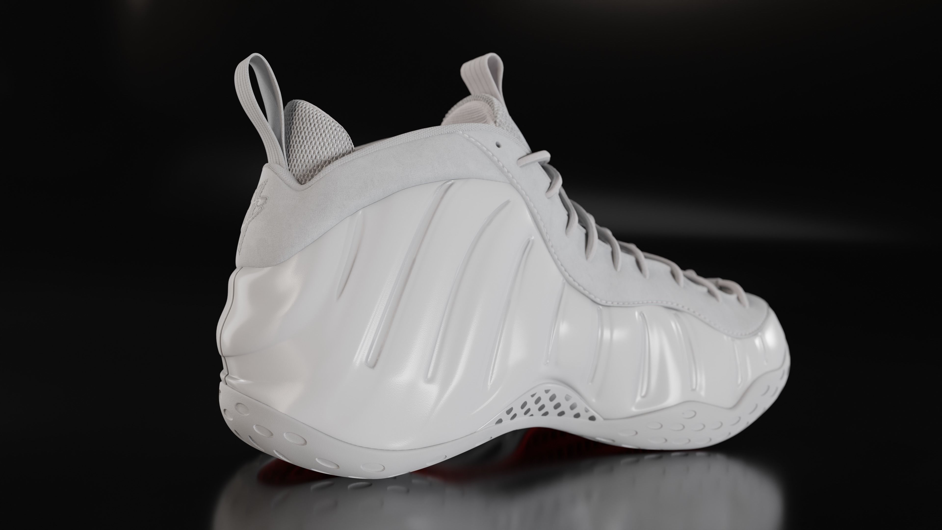 Nike Air Foamposite sneaker Low-poly 3D model_61