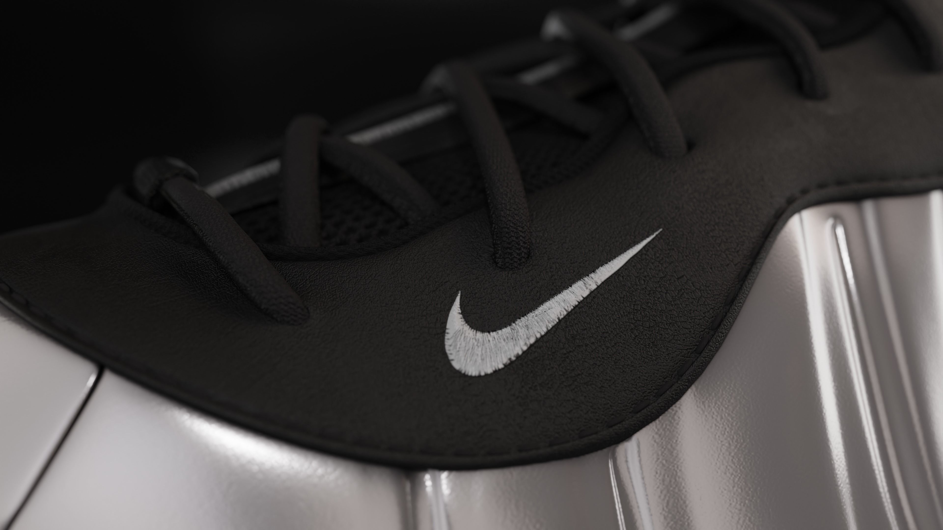 Nike Air Foamposite sneaker Low-poly 3D model_50