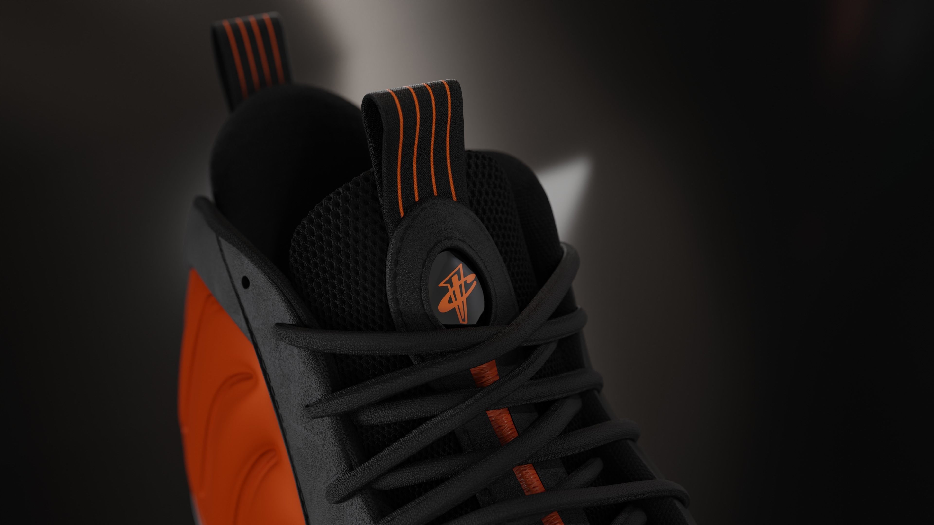 Nike Air Foamposite sneaker Low-poly 3D model_75