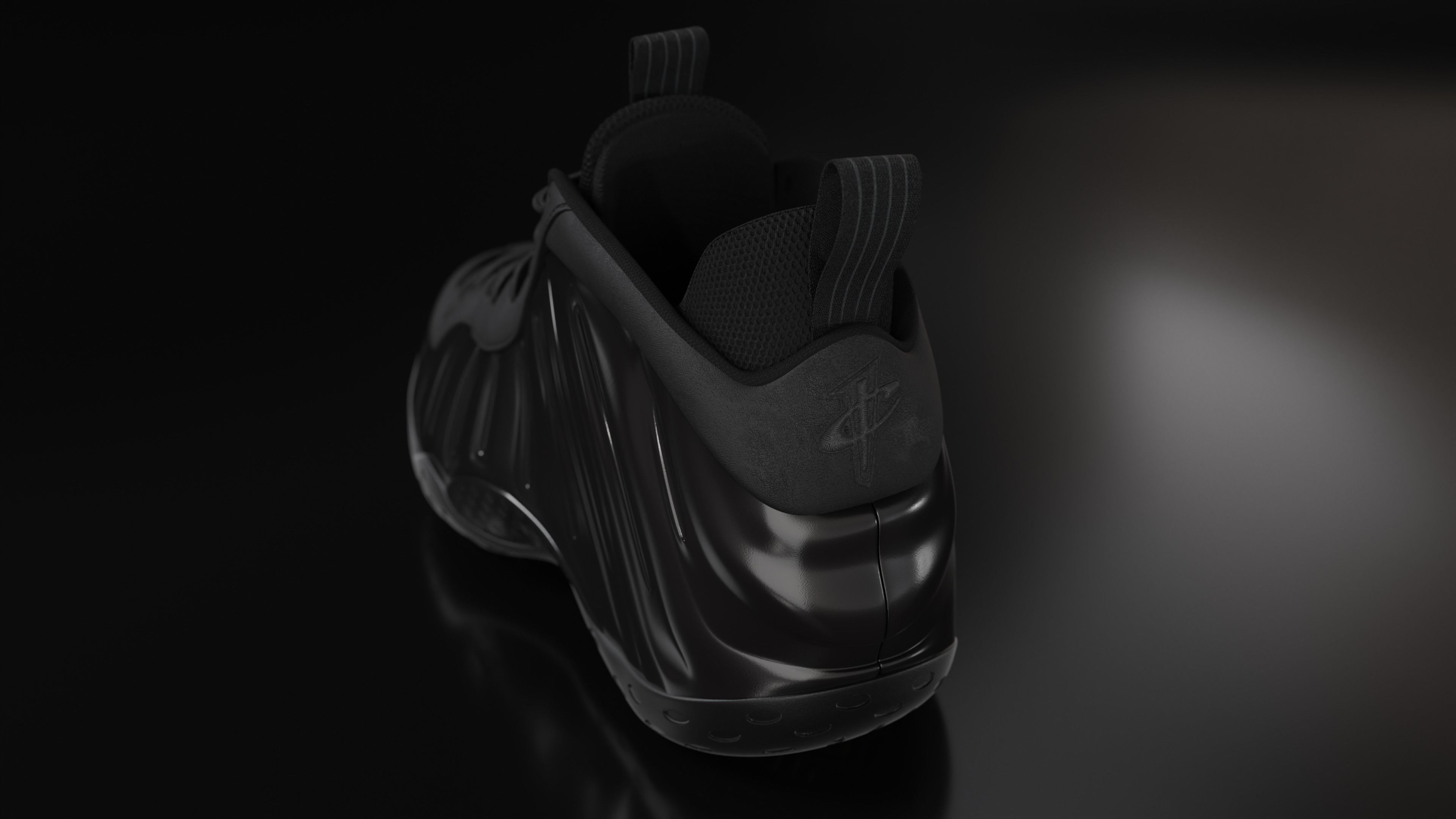 Nike Air Foamposite sneaker Low-poly 3D model_68