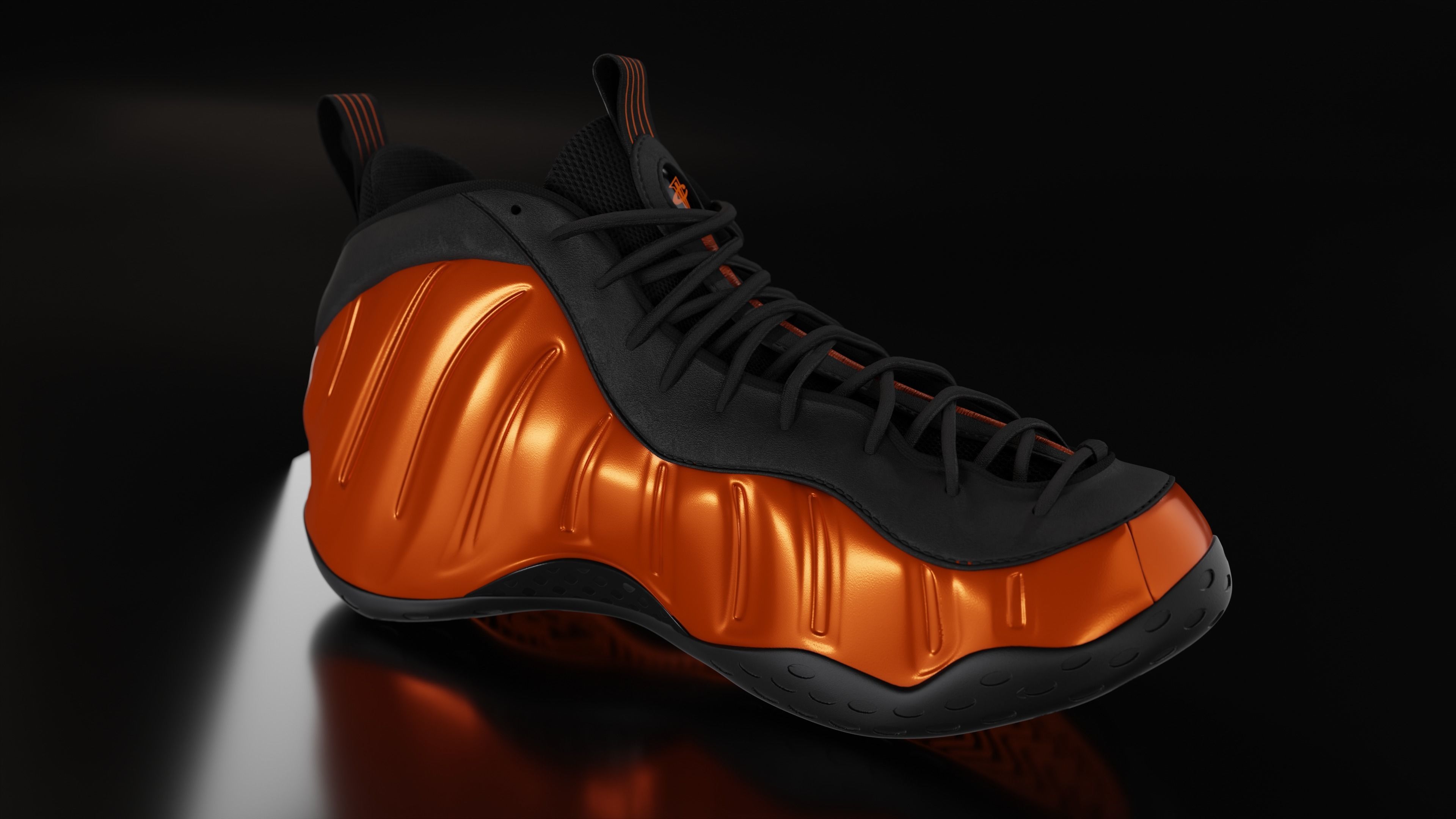 Nike Air Foamposite sneaker Low-poly 3D model_77