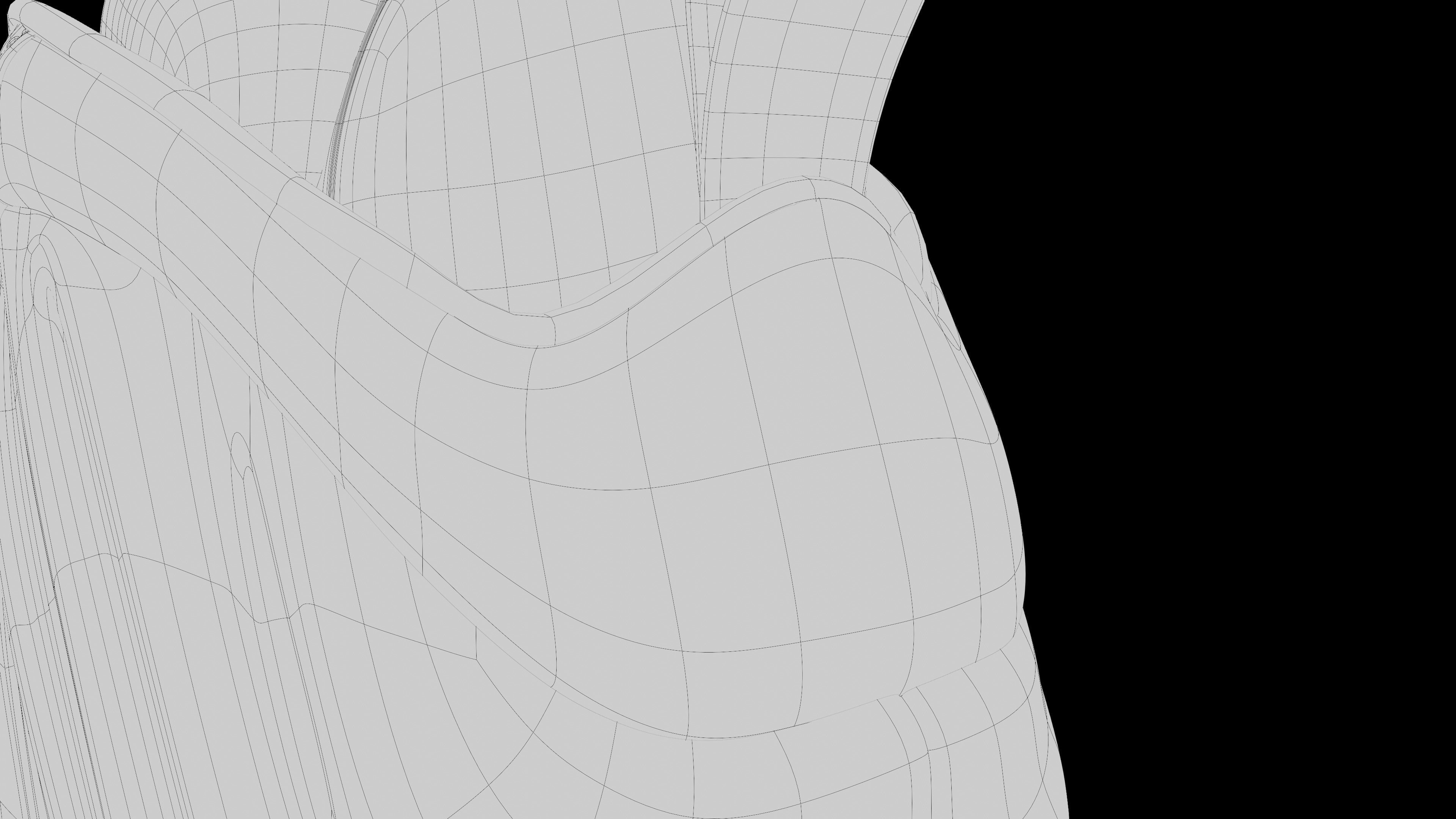 Nike Air Foamposite sneaker Low-poly 3D model_23