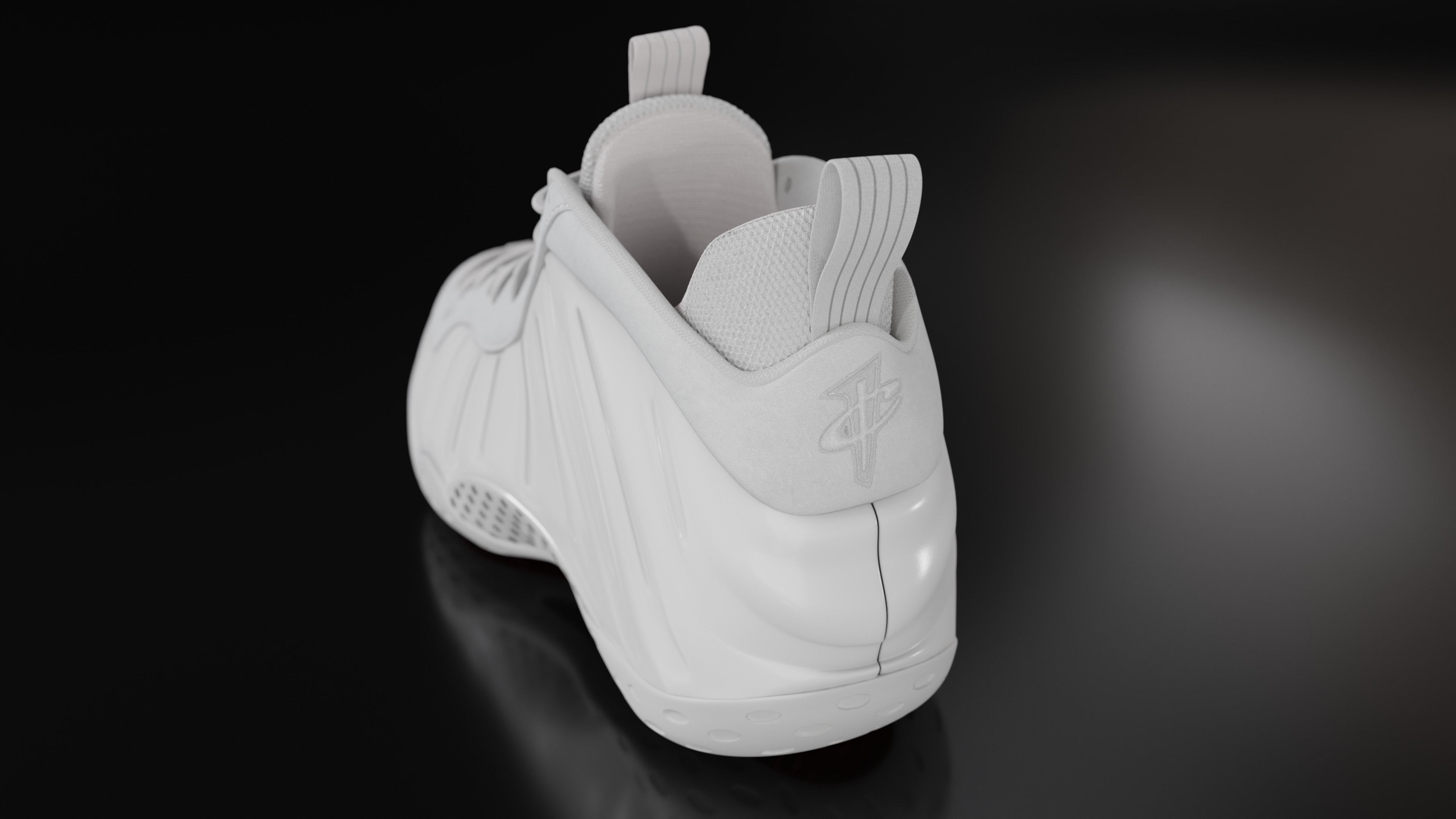 Nike Air Foamposite sneaker Low-poly 3D model_58