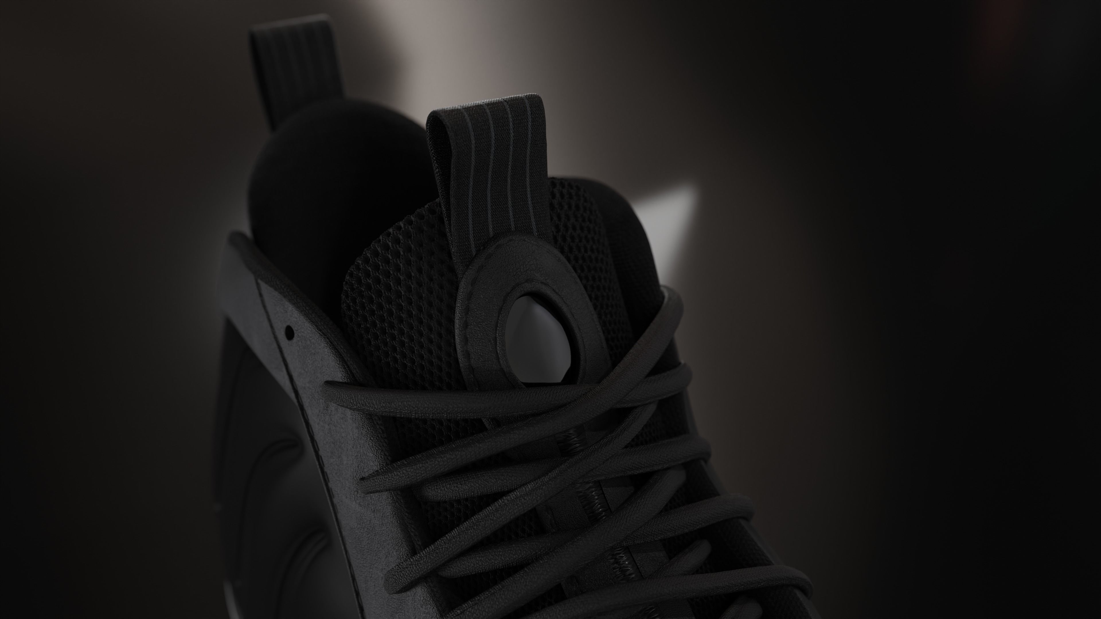 Nike Air Foamposite sneaker Low-poly 3D model_72