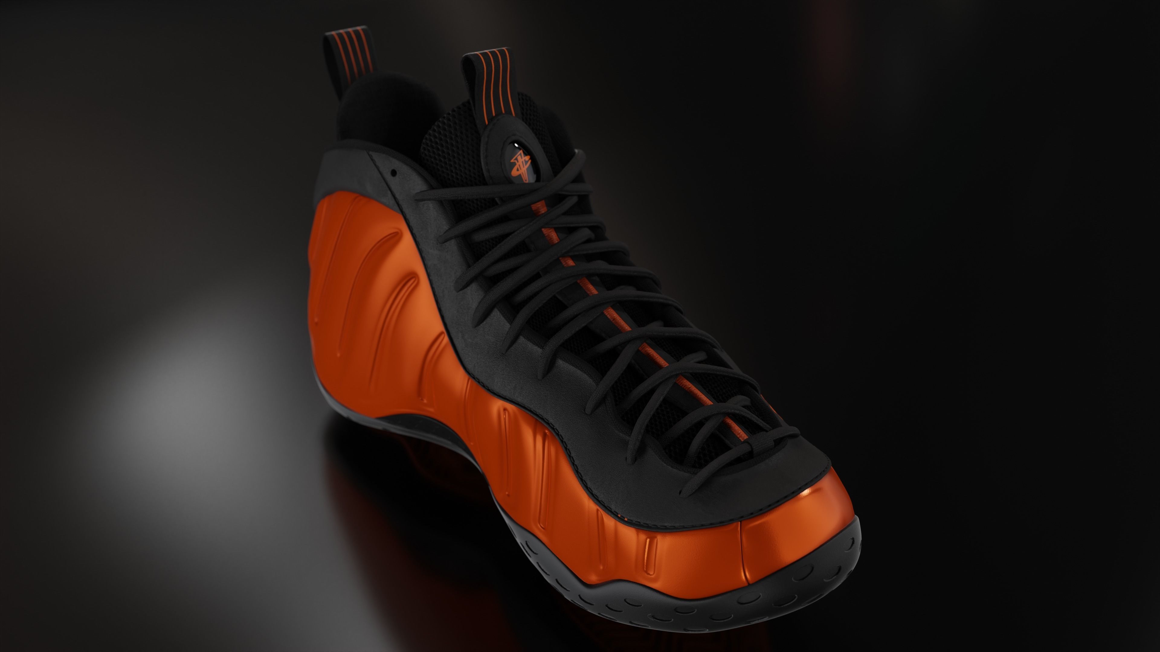 Nike Air Foamposite sneaker Low-poly 3D model_73