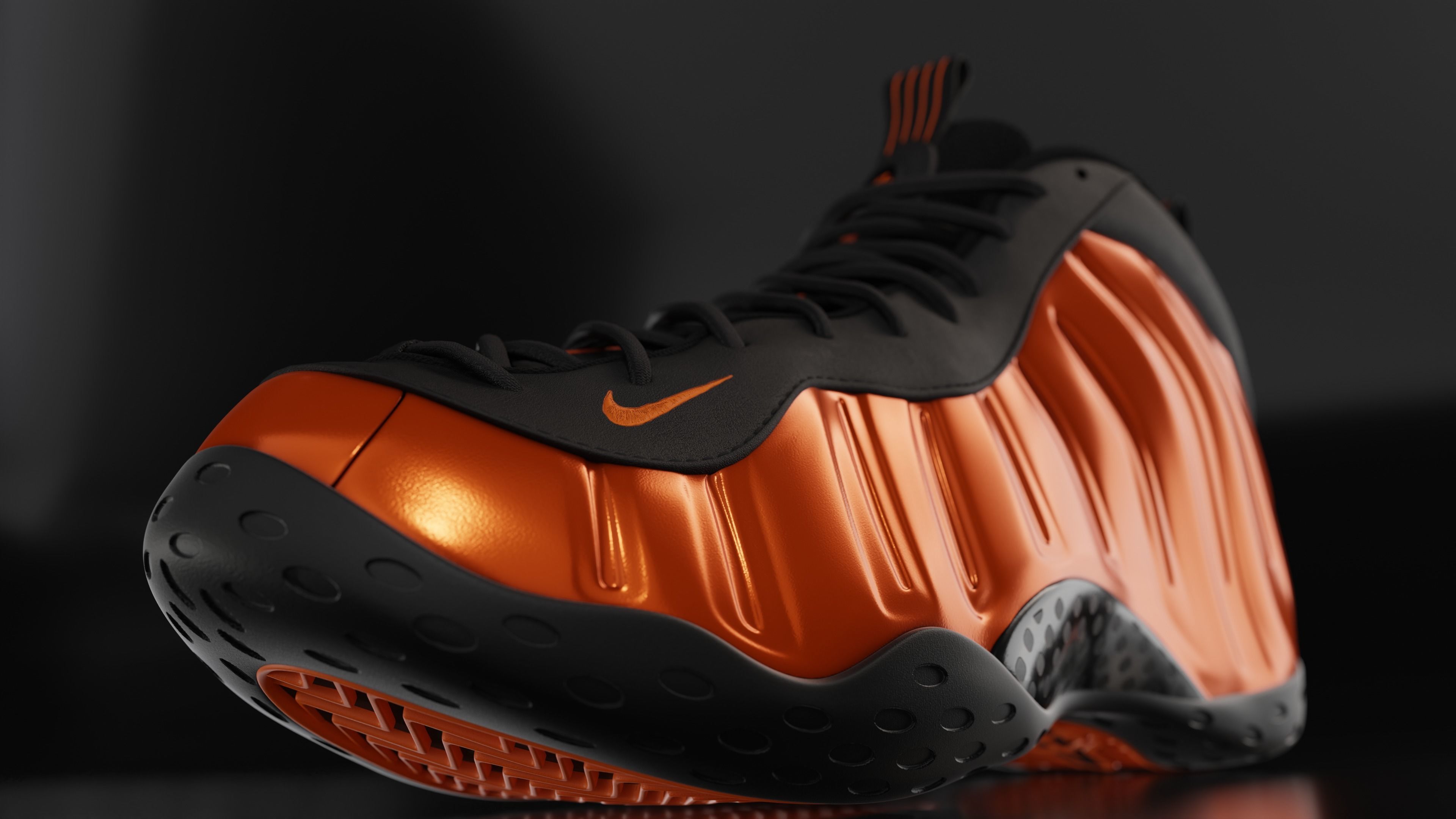 Nike Air Foamposite sneaker Low-poly 3D model_76