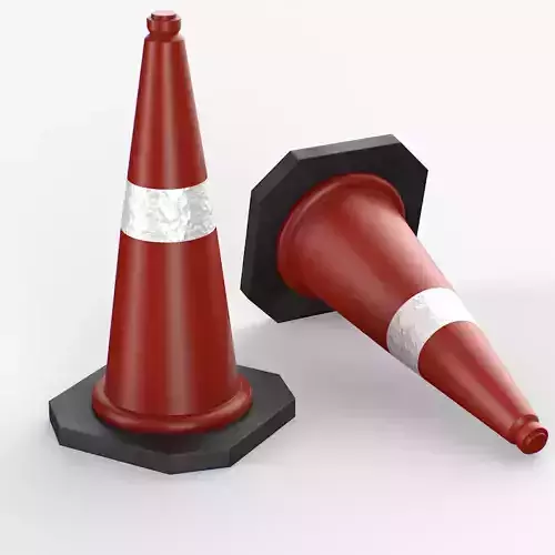 Traffic Cones red by Abs Industry