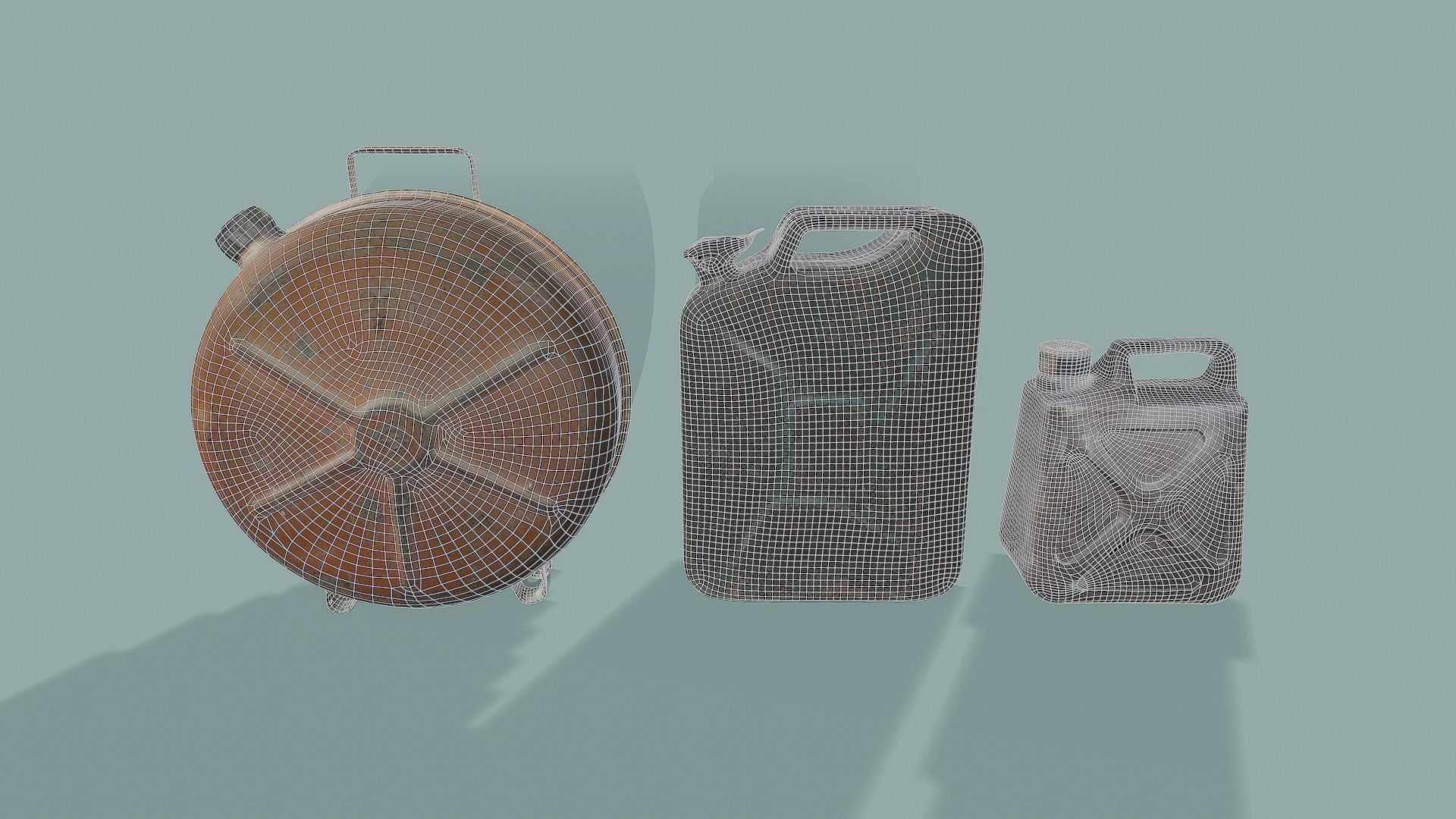 3D Scan Canisters Pack - Props Low-poly 3D model_2