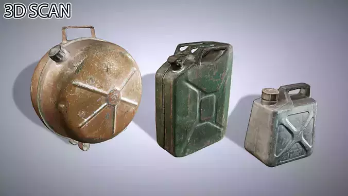 3D Scan Canisters Pack - Props