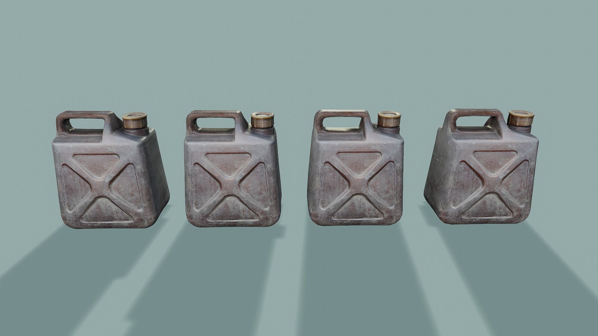 3D Scan Canisters Pack - Props Low-poly 3D model_3