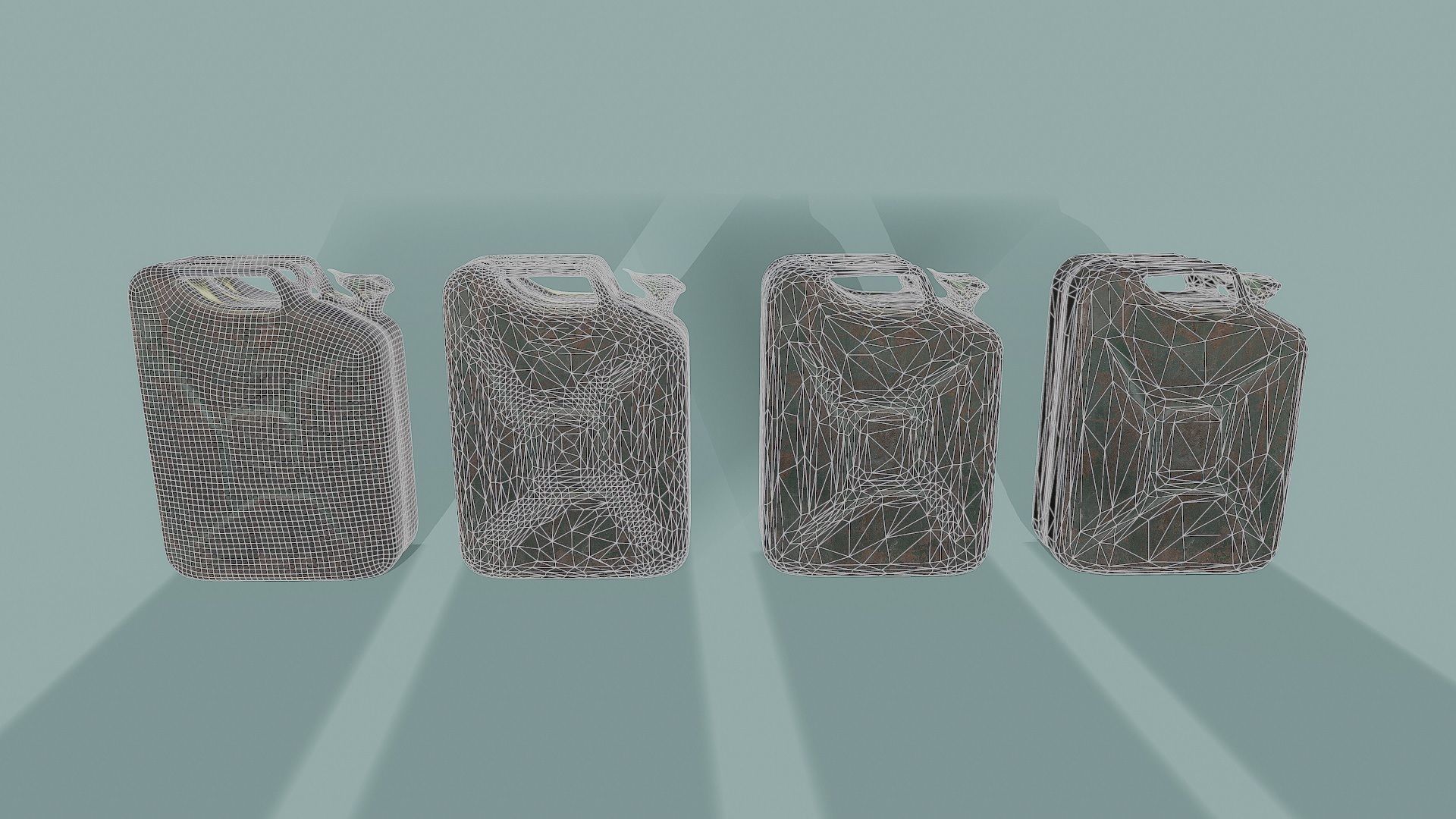 3D Scan Canisters Pack - Props Low-poly 3D model_7