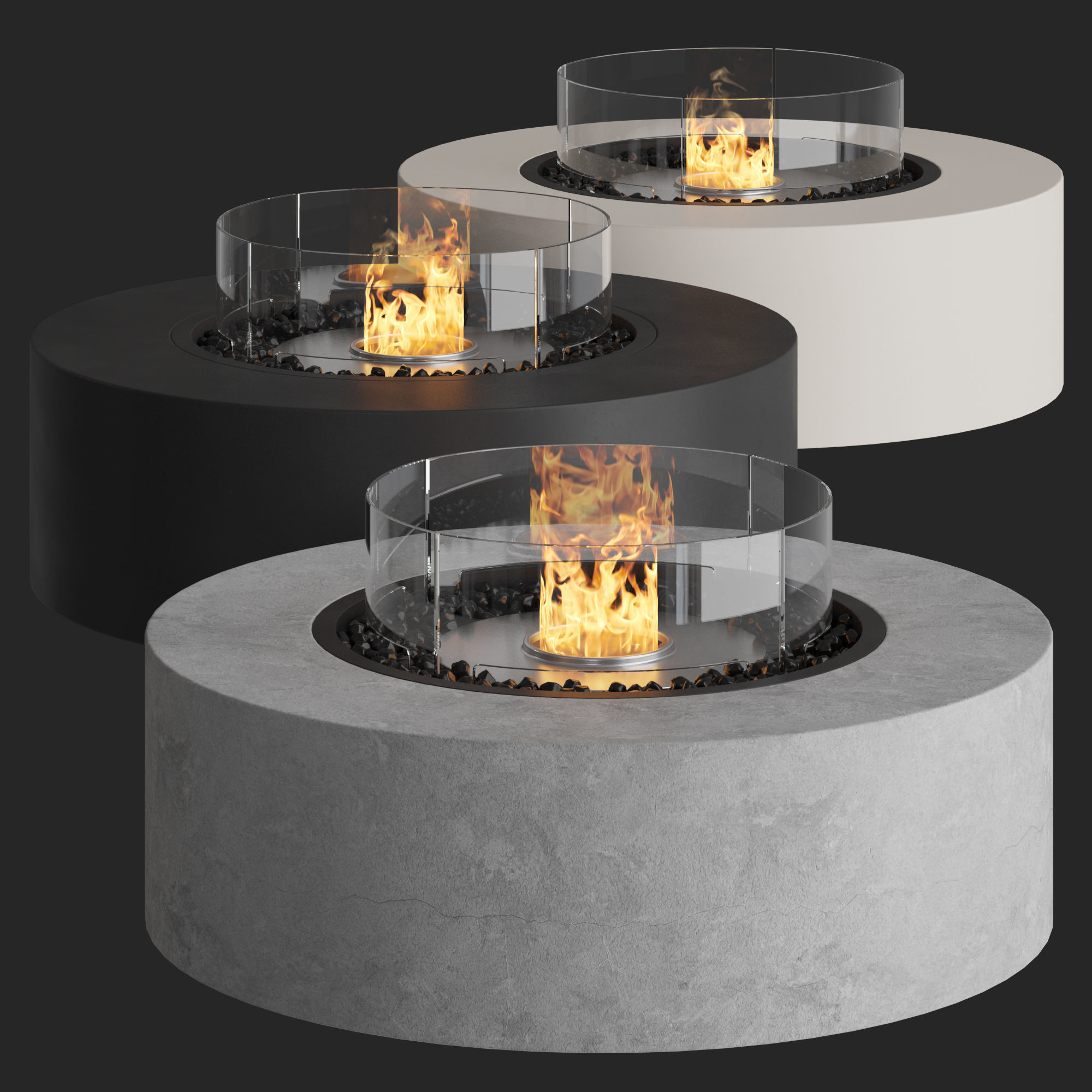 EcoSmart Fire Fireplace 3D model_1