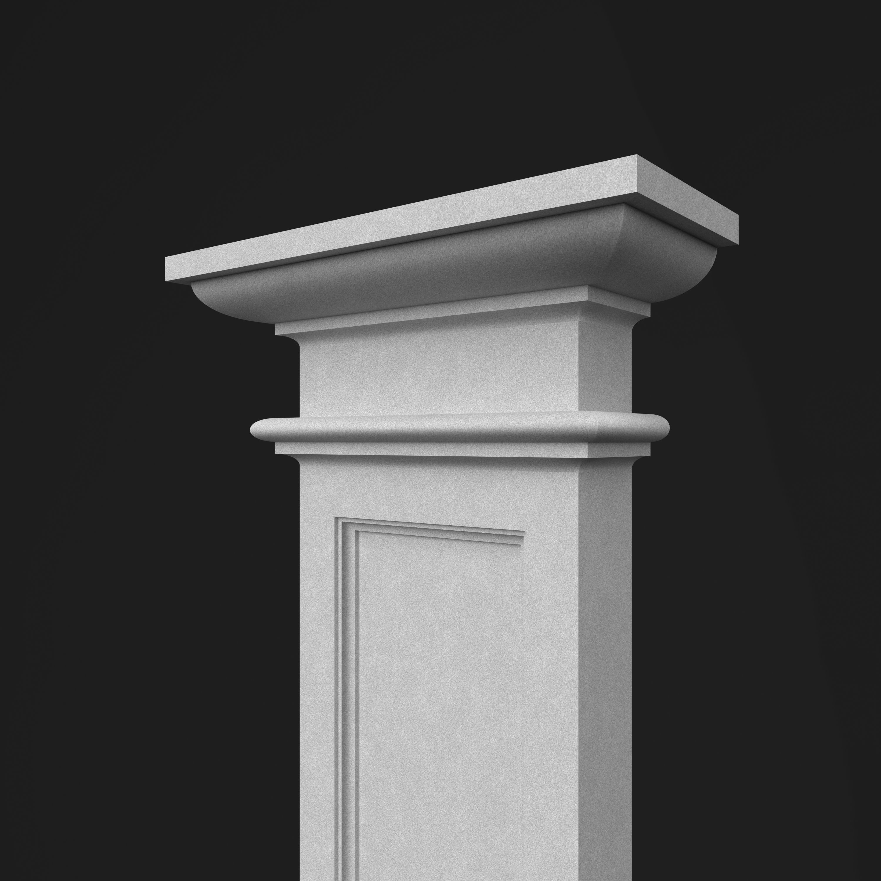Column Decorative 16 3D model_10