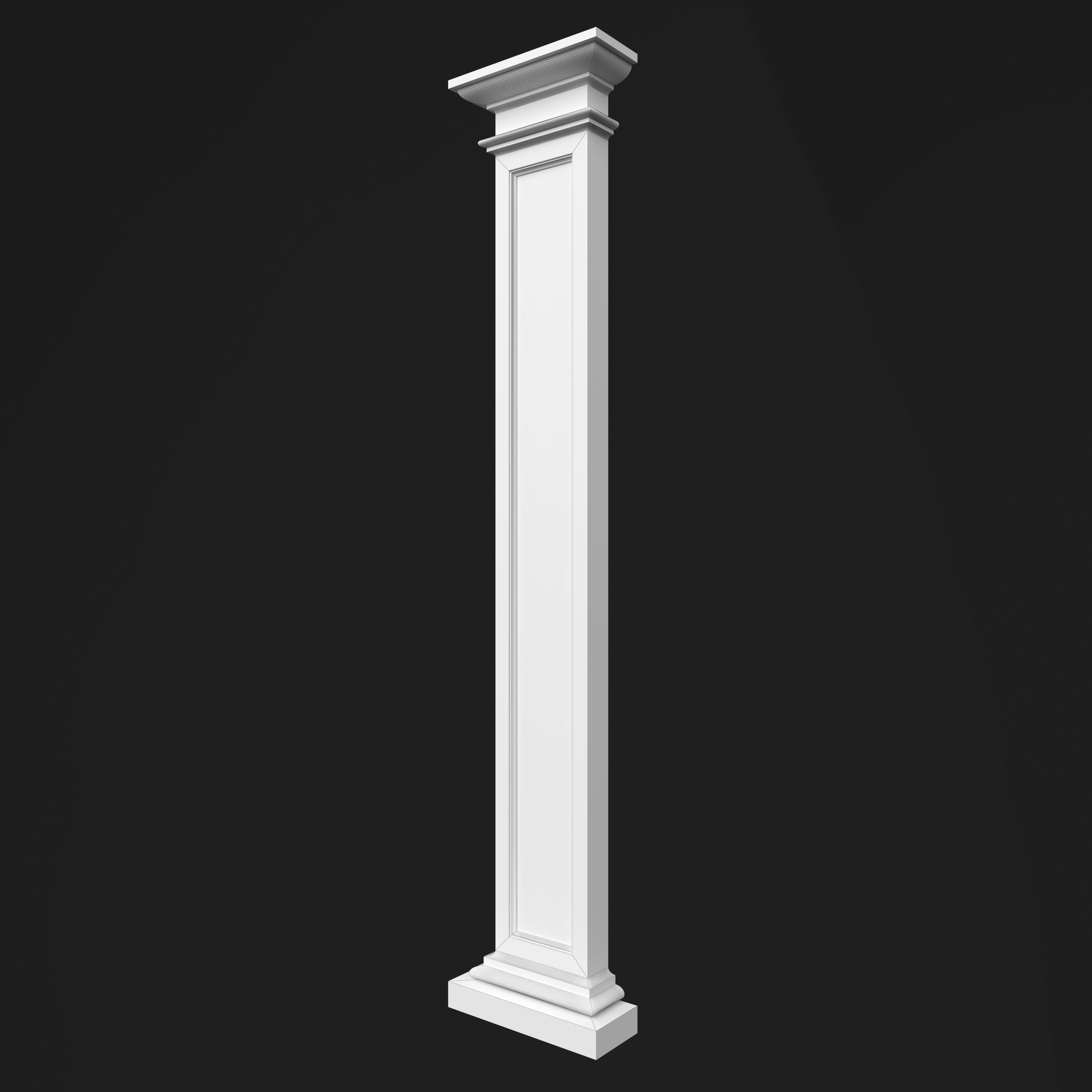 Column Decorative 16 3D model_9