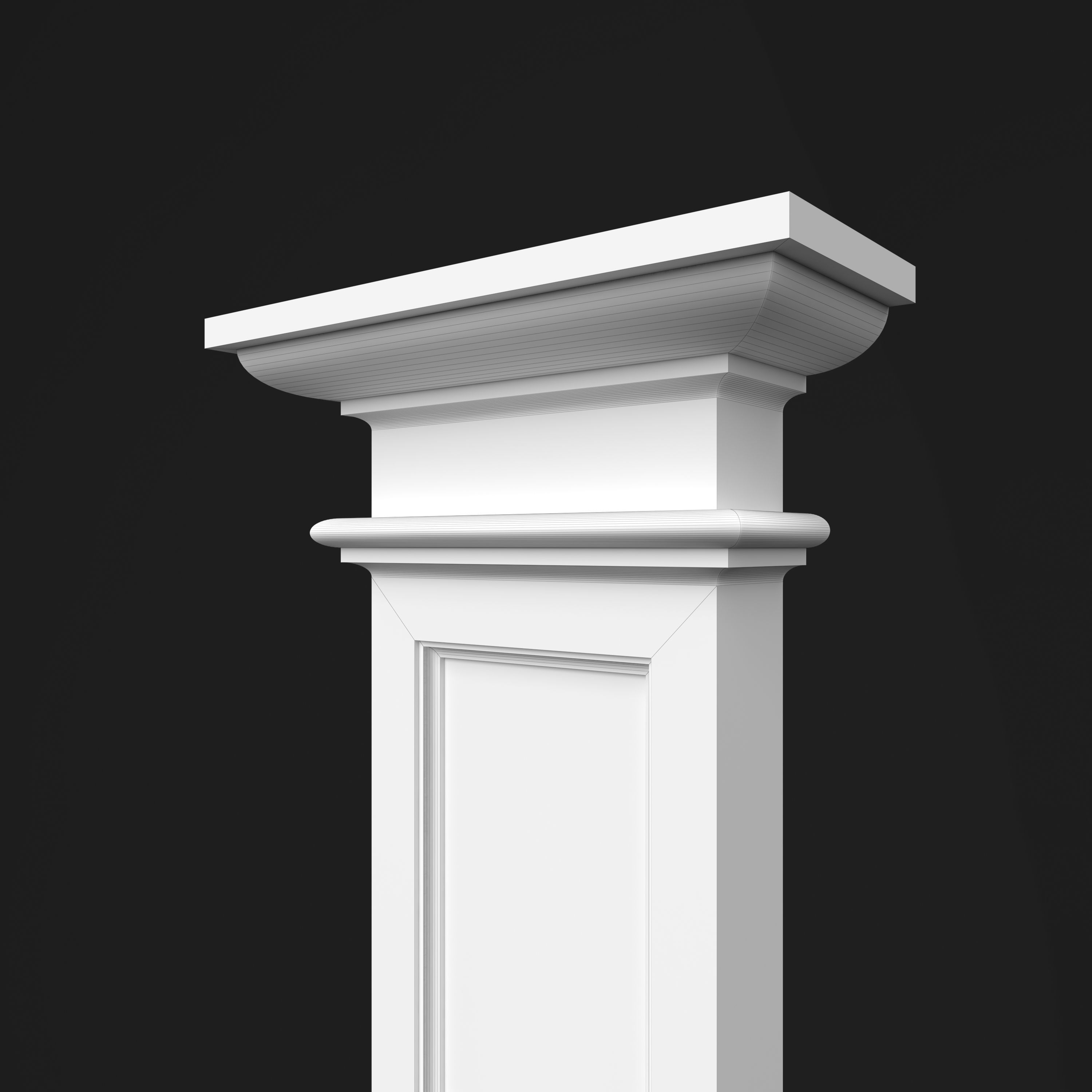 Column Decorative 16 3D model_11