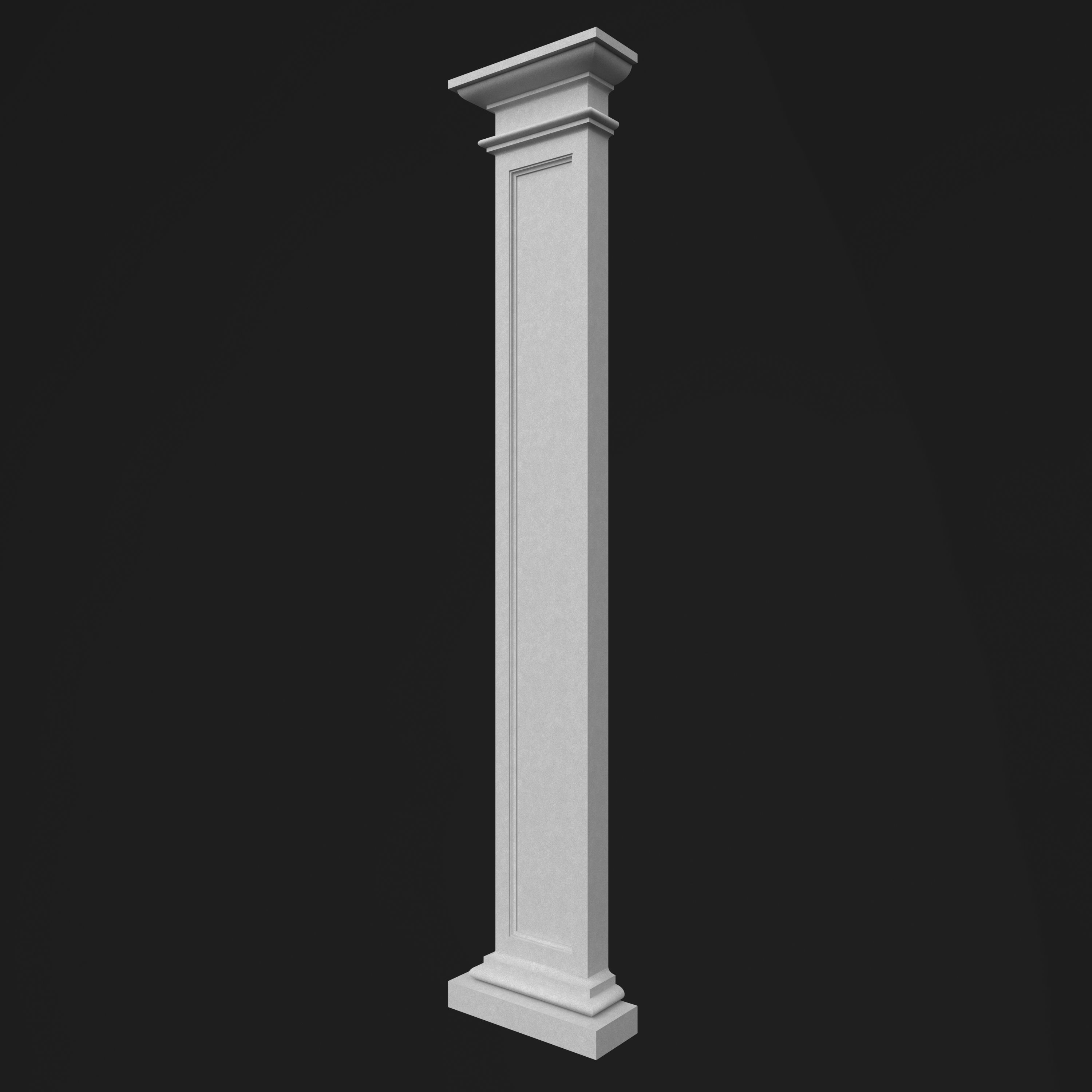 Column Decorative 16 3D model_8