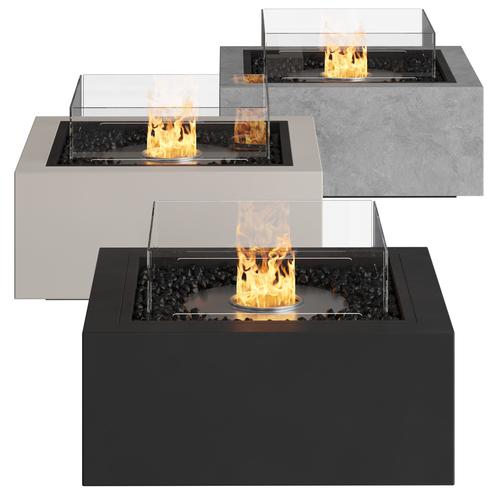 EcoSmart Fire Fireplace 3D model_1