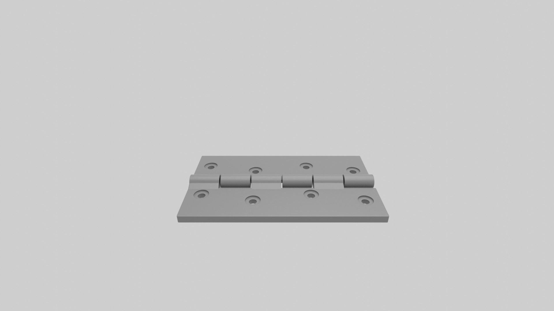 Plastic Hinges Set 3D print model_1
