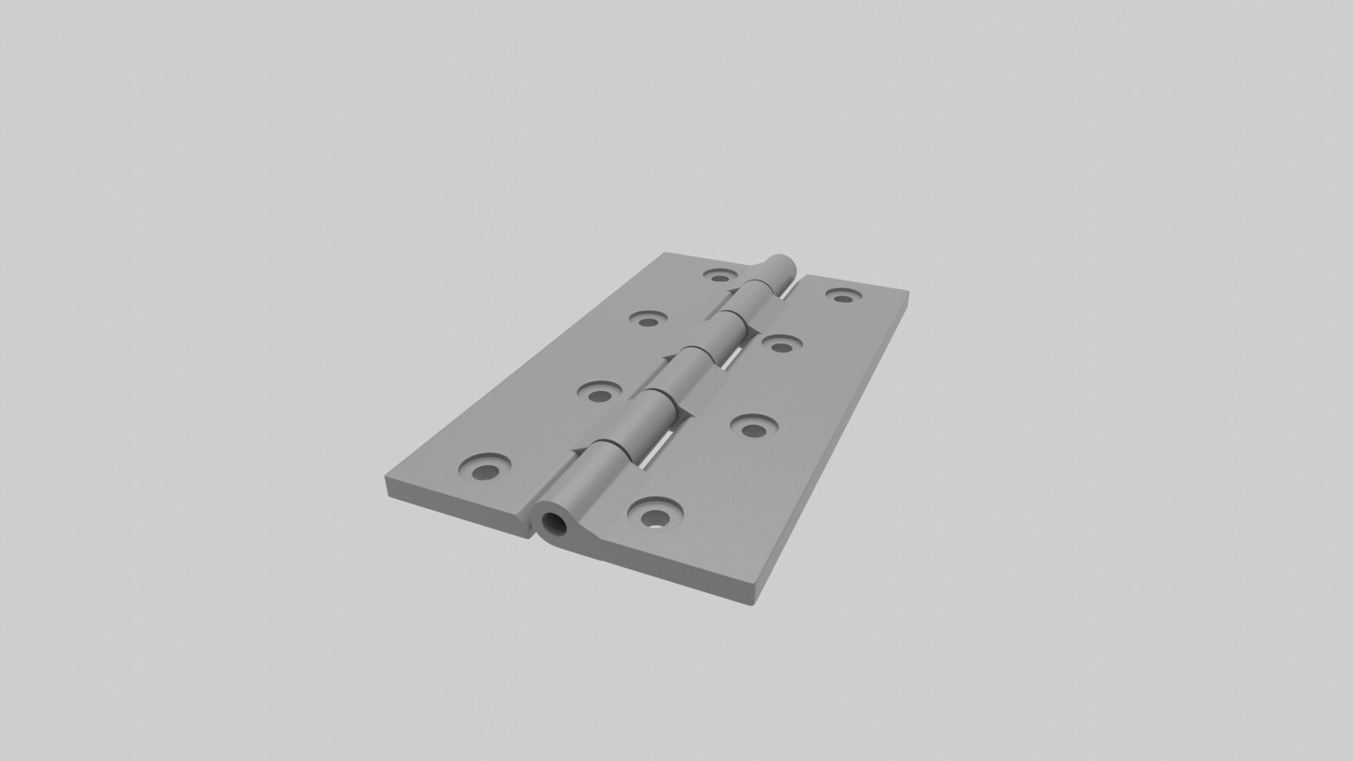 Plastic Hinges Set 3D print model_2