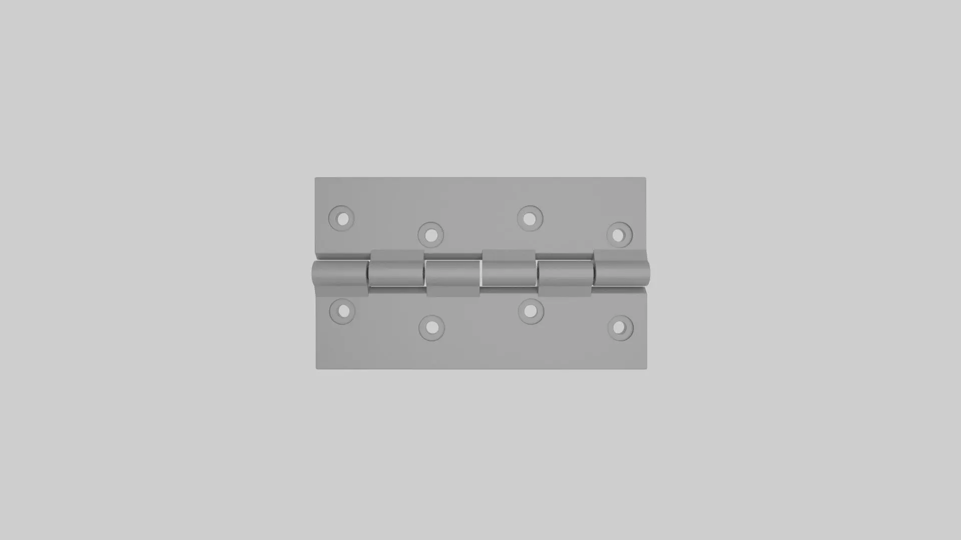 Plastic Hinges Set 3D print model_0