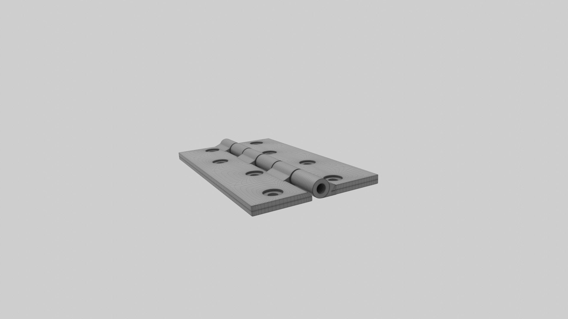 Plastic Hinges Set 3D print model_5