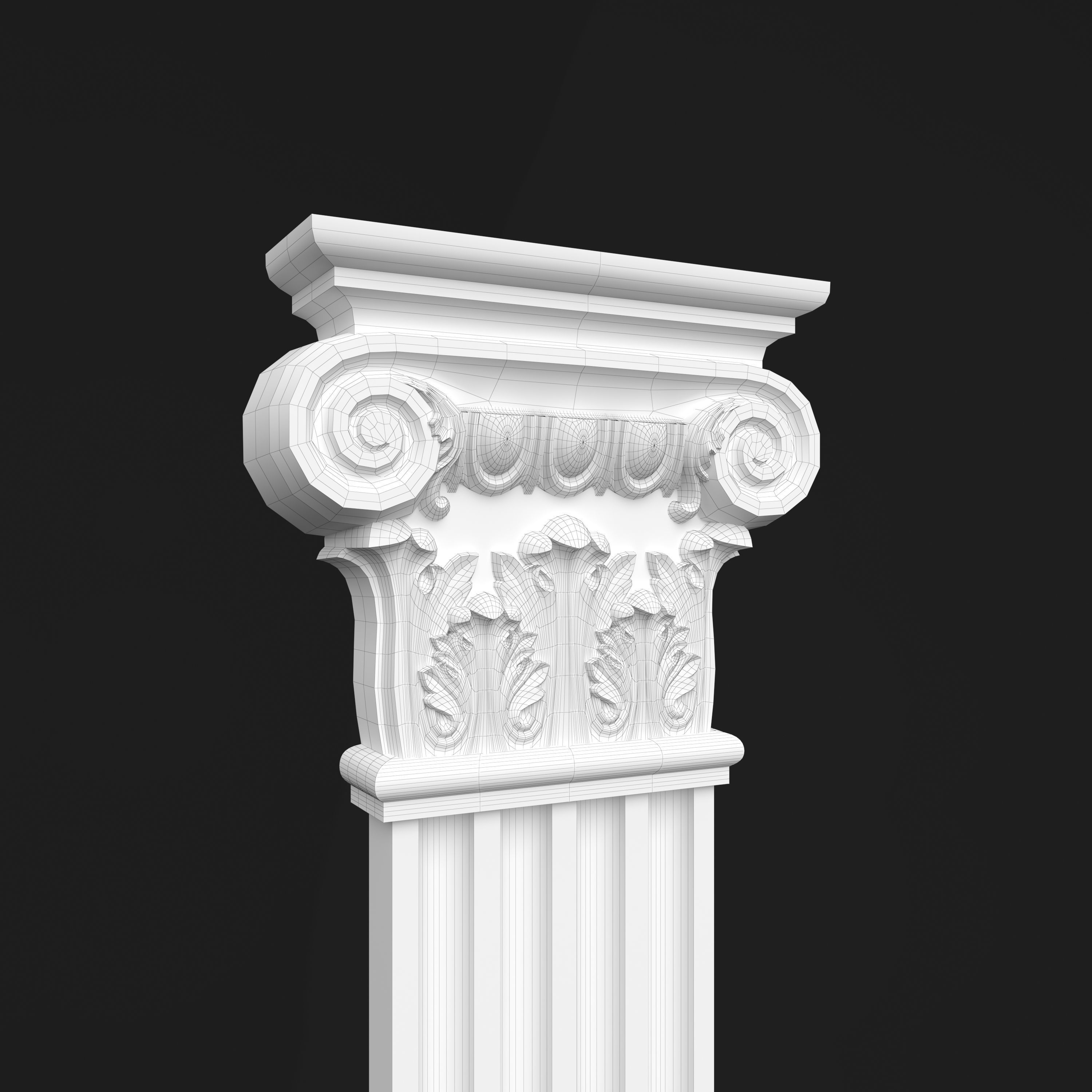 Column Decorative 17 3D model_3
