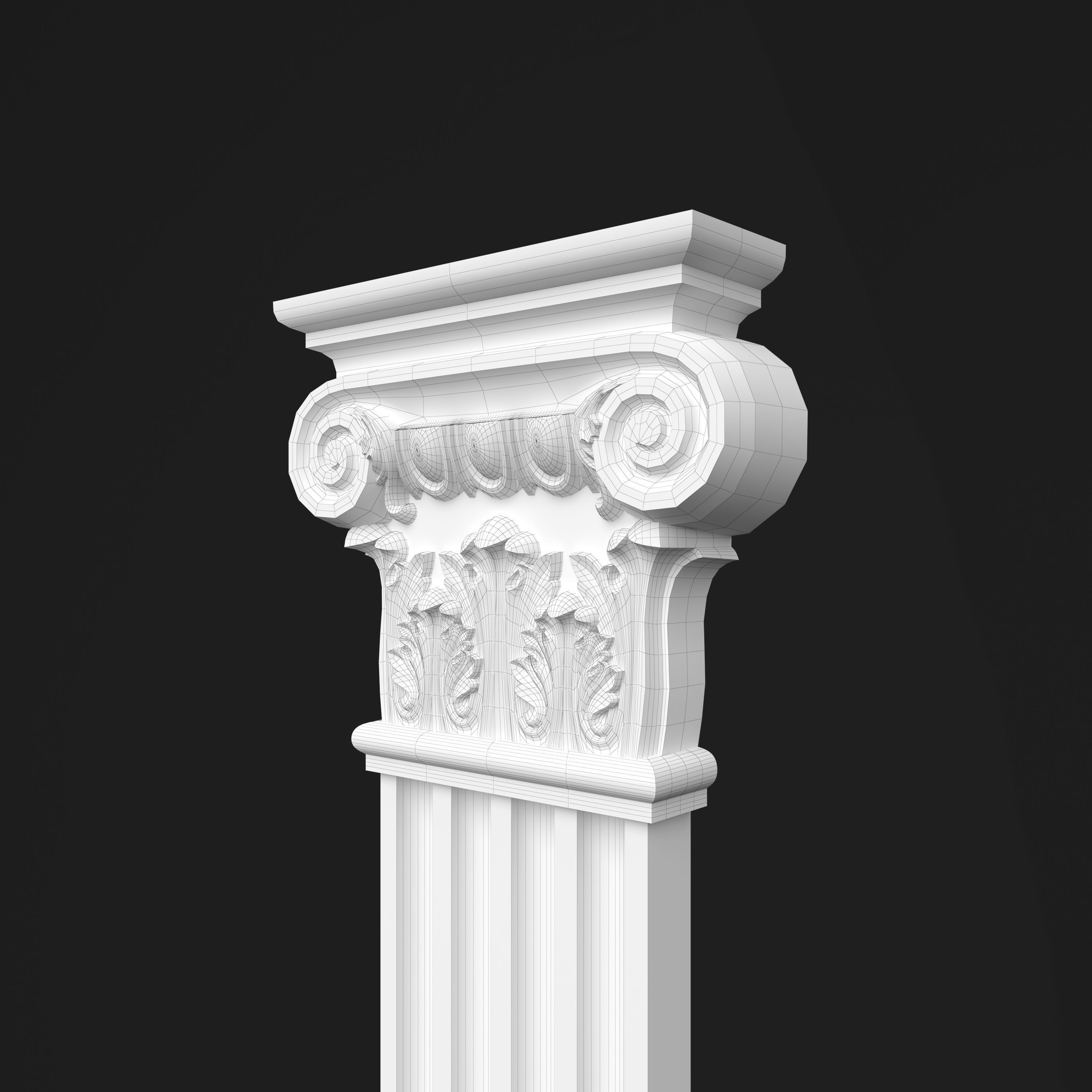 Column Decorative 17 3D model_11