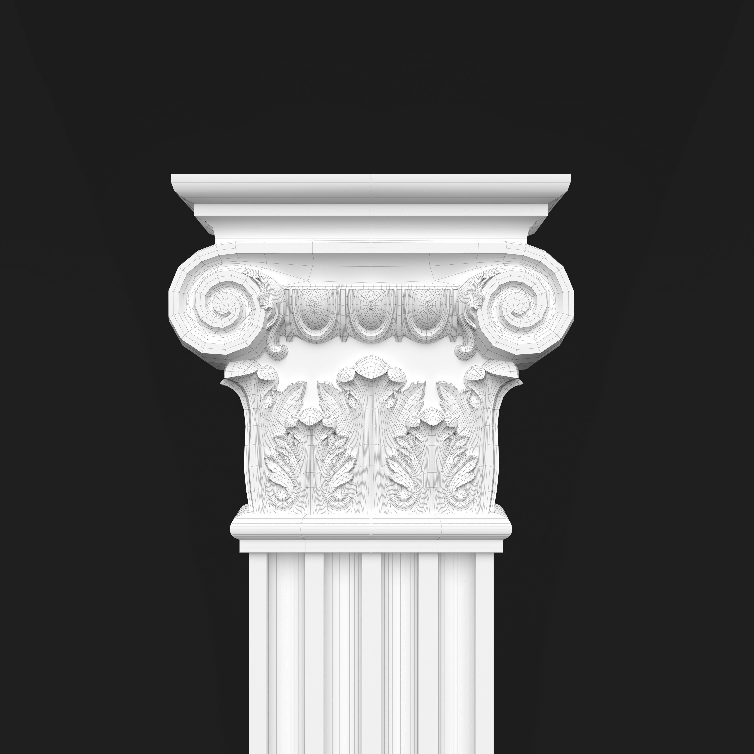 Column Decorative 17 3D model_7