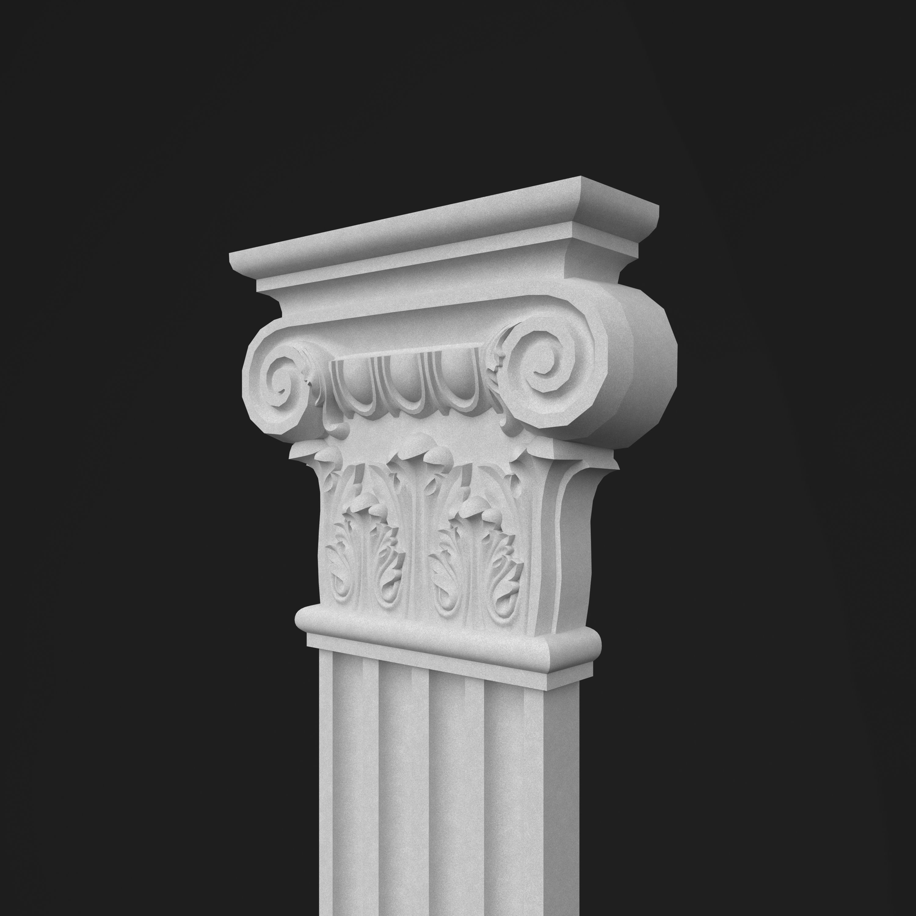 Column Decorative 17 3D model_10