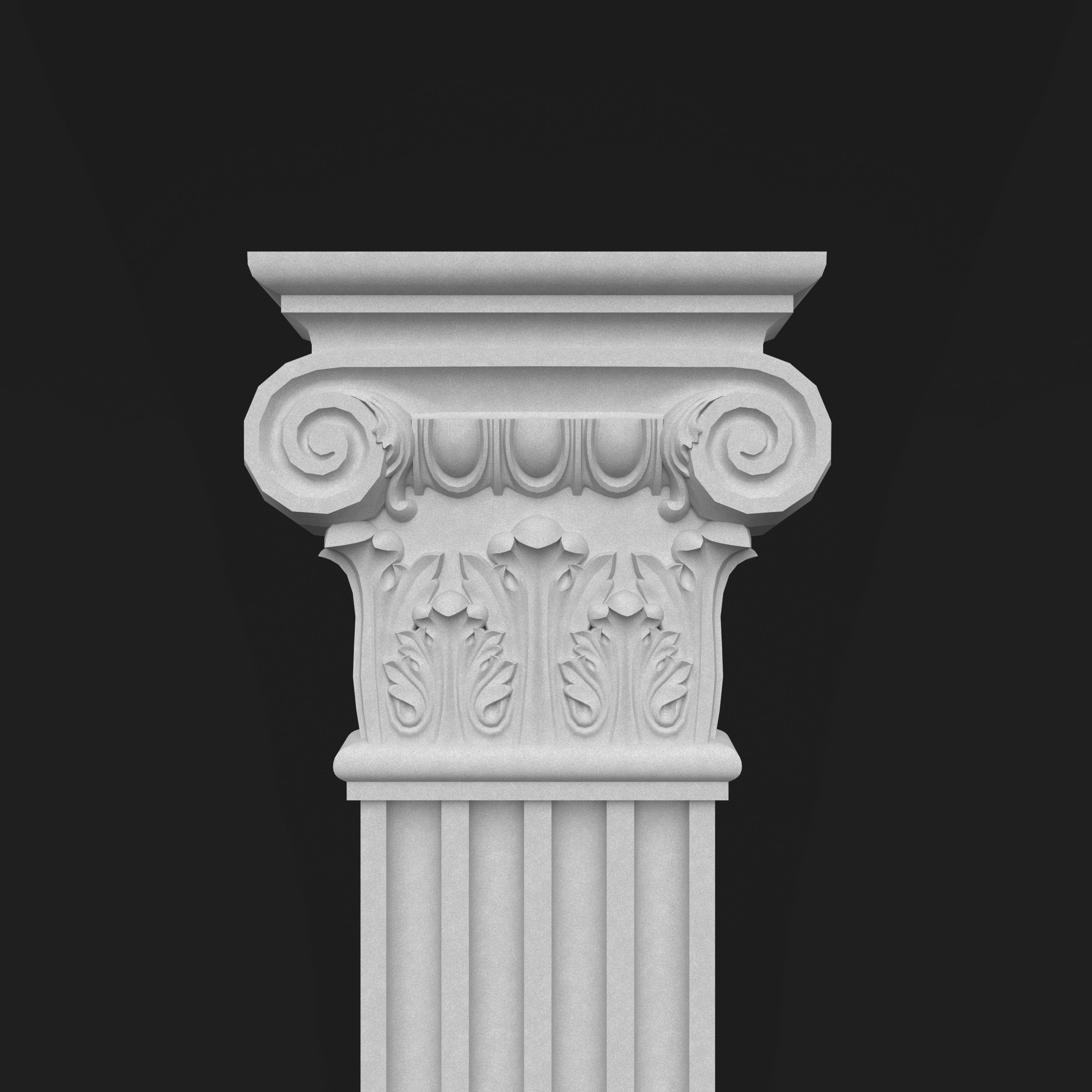 Column Decorative 17 3D model_6