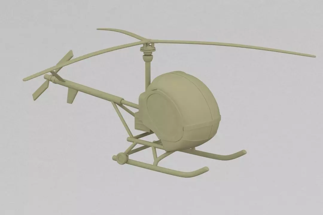helicopter 3D print model