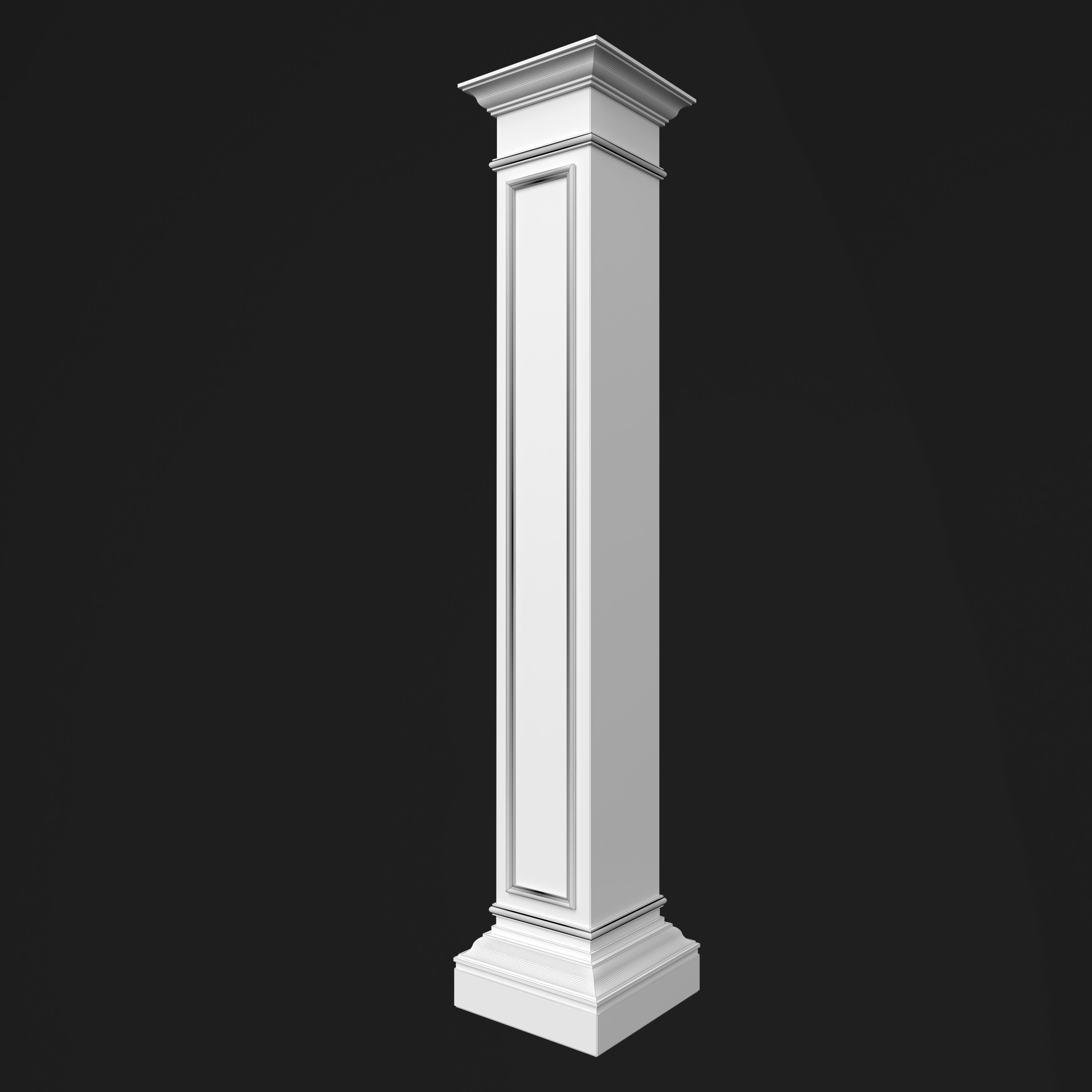 Column Decorative 18 3D model_9