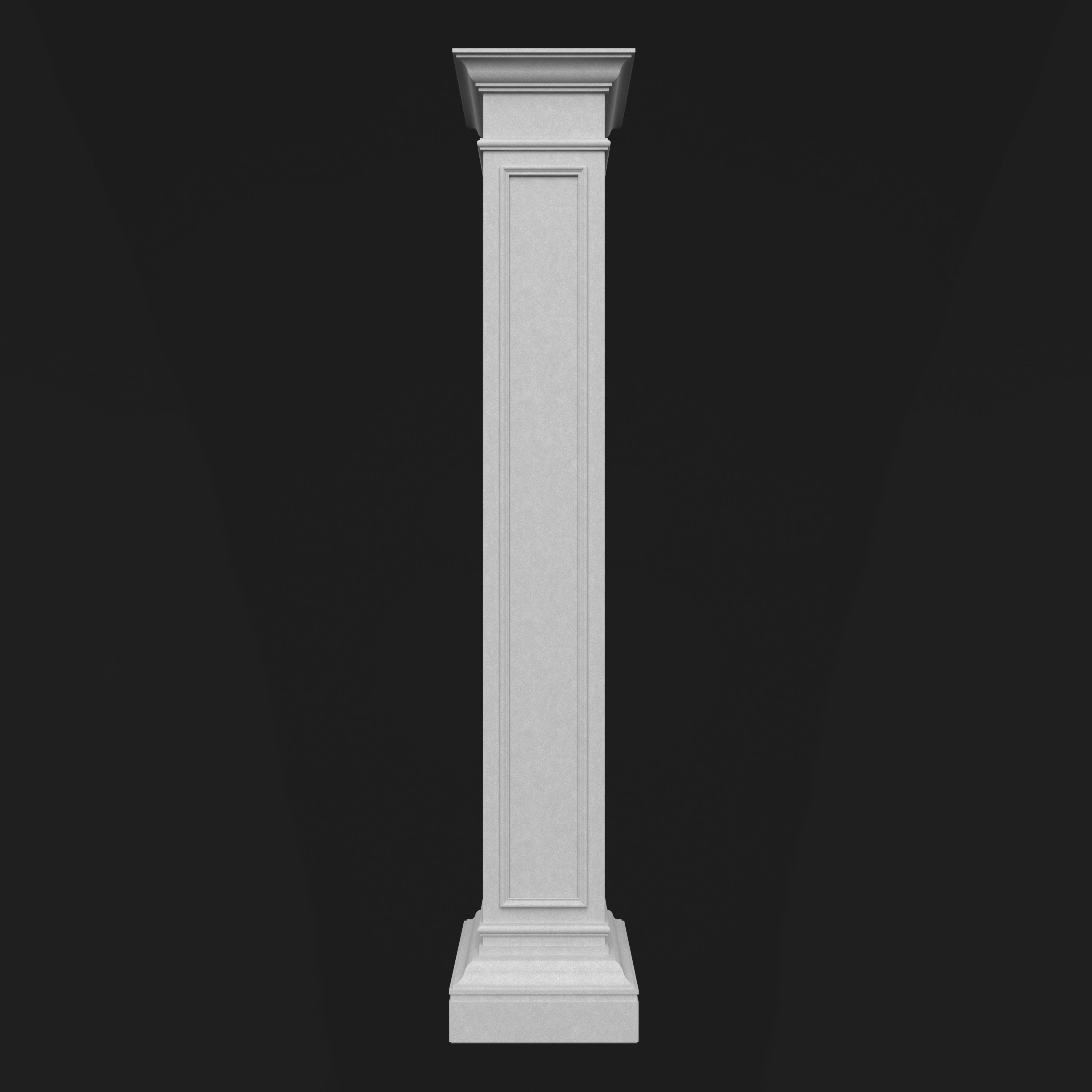 Column Decorative 18 3D model_4