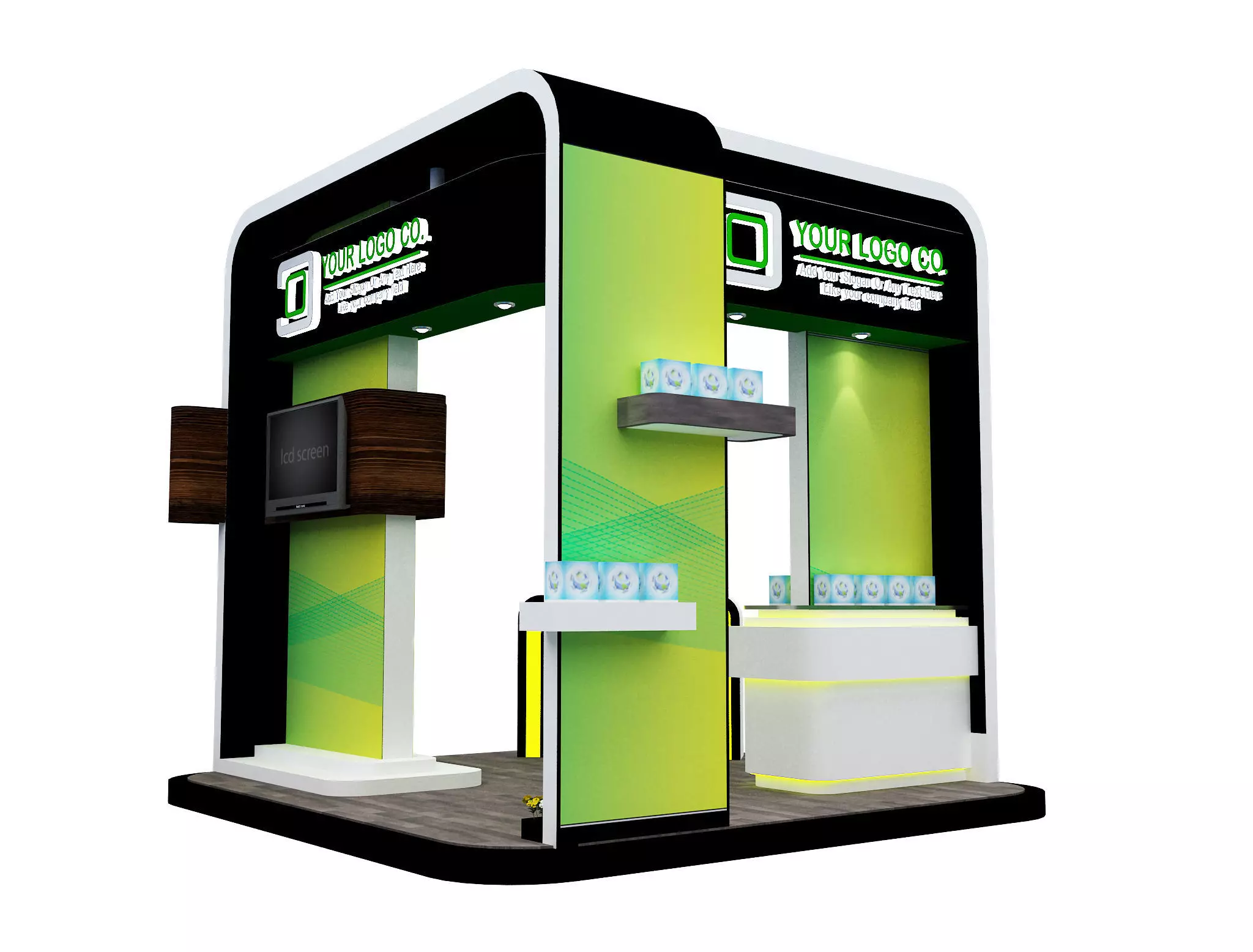 Booth Exhibition Stand a531b 3D model