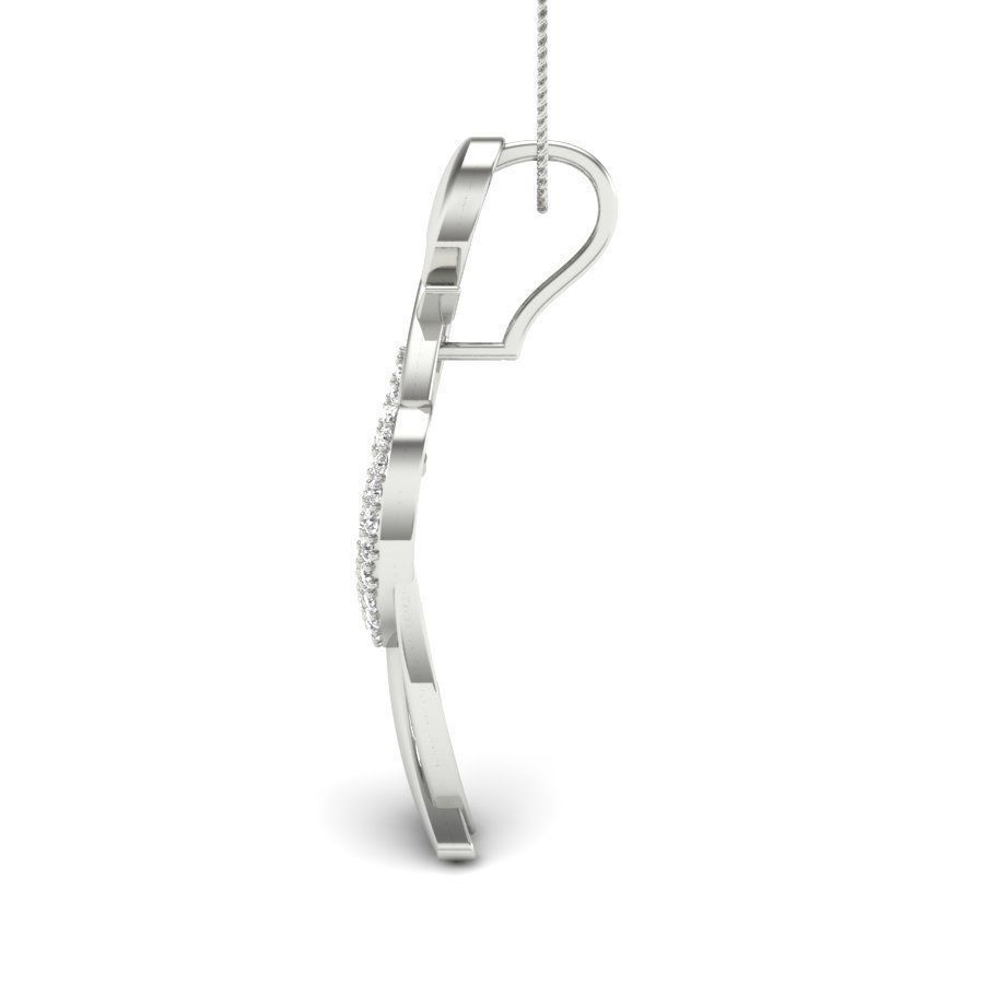 Women Pendant 3D print model_12