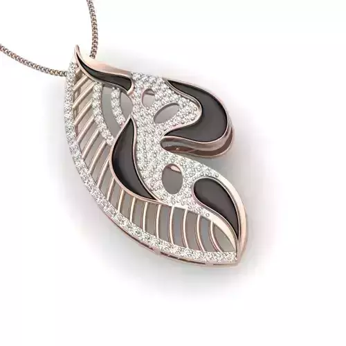 Women Pendant 3dm render detail 