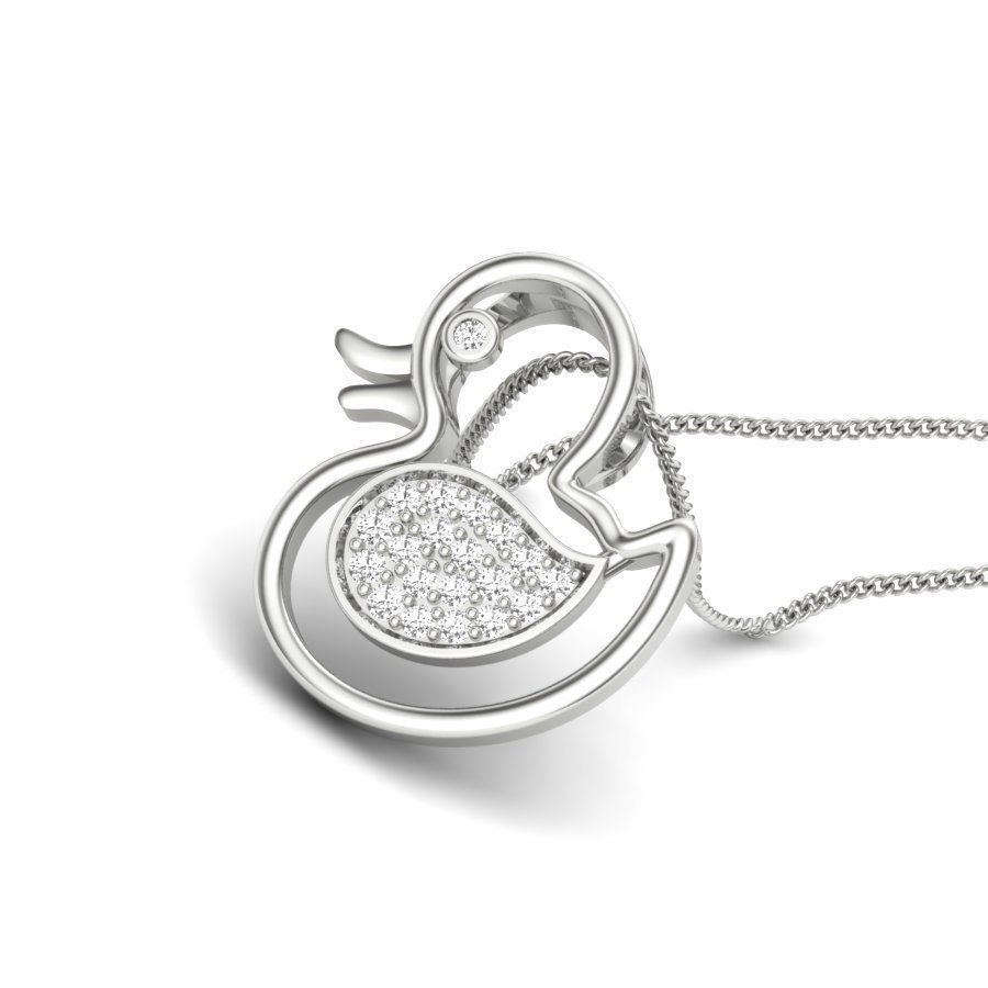 Women Pendant 3D print model_2