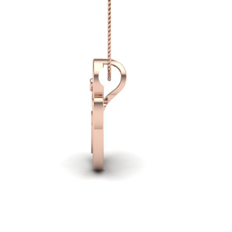 Women Pendant 3D print model_3