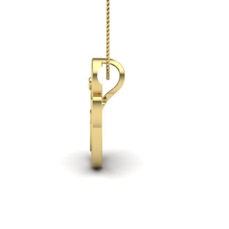 Women Pendant 3D print model_11