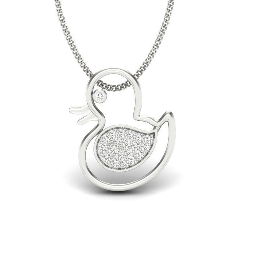 Women Pendant 3D print model_5