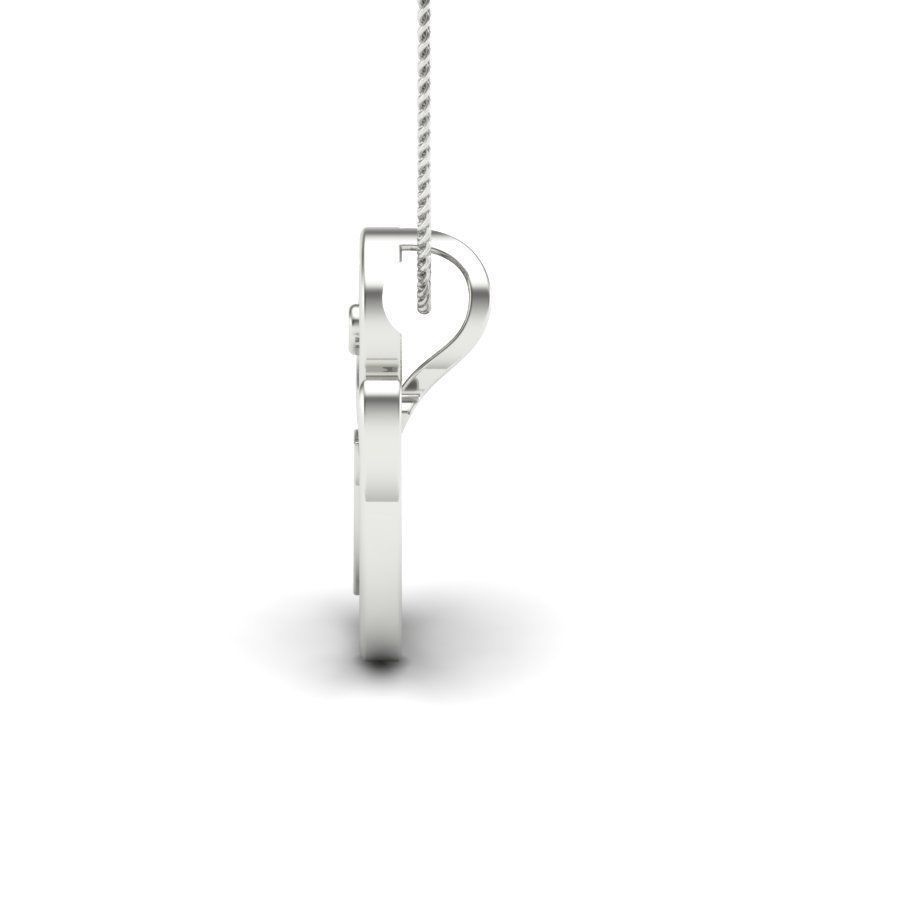 Women Pendant 3D print model_8