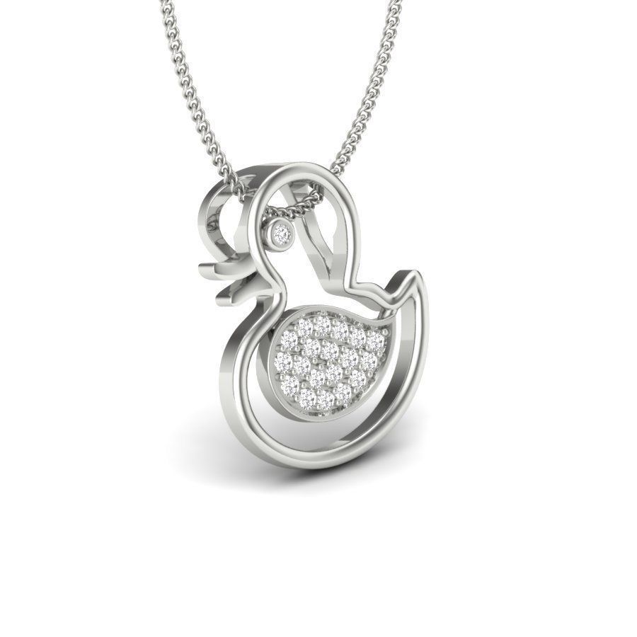 Women Pendant 3D print model_6