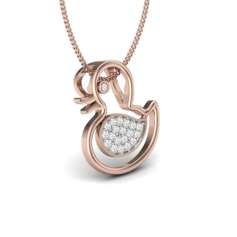 Women Pendant 3D print model_14